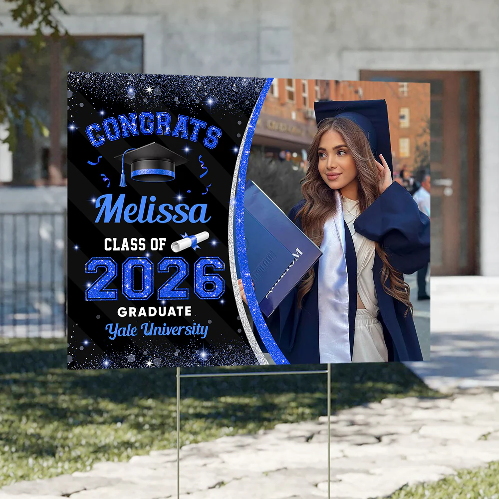 Custom Photo Class Of 2026 Personalized Graduation Yard Sign HA75 920462 - Image 11
