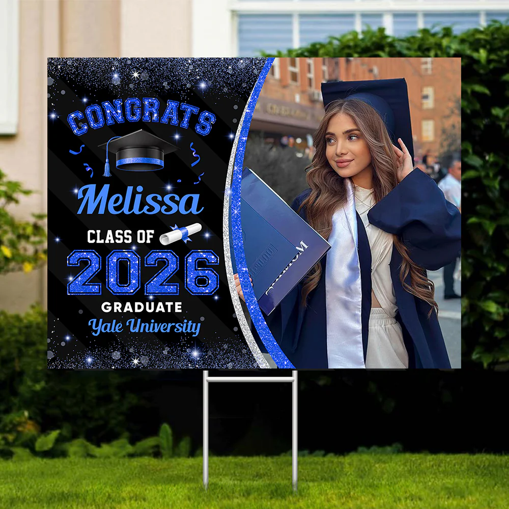 Custom Photo Class Of 2026 Personalized Graduation Yard Sign HA75 920462 - Image 14