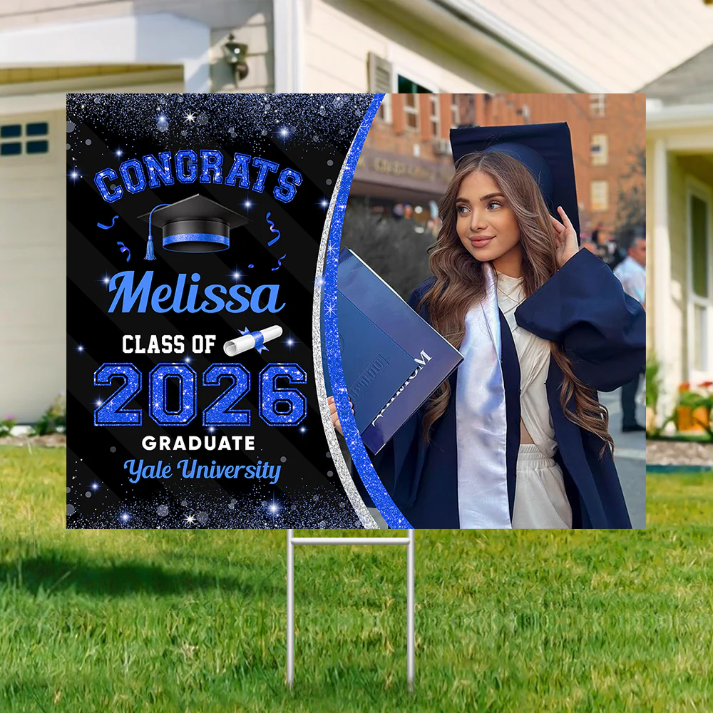 Custom Photo Class Of 2026 Personalized Graduation Yard Sign HA75 920462 - Image 15