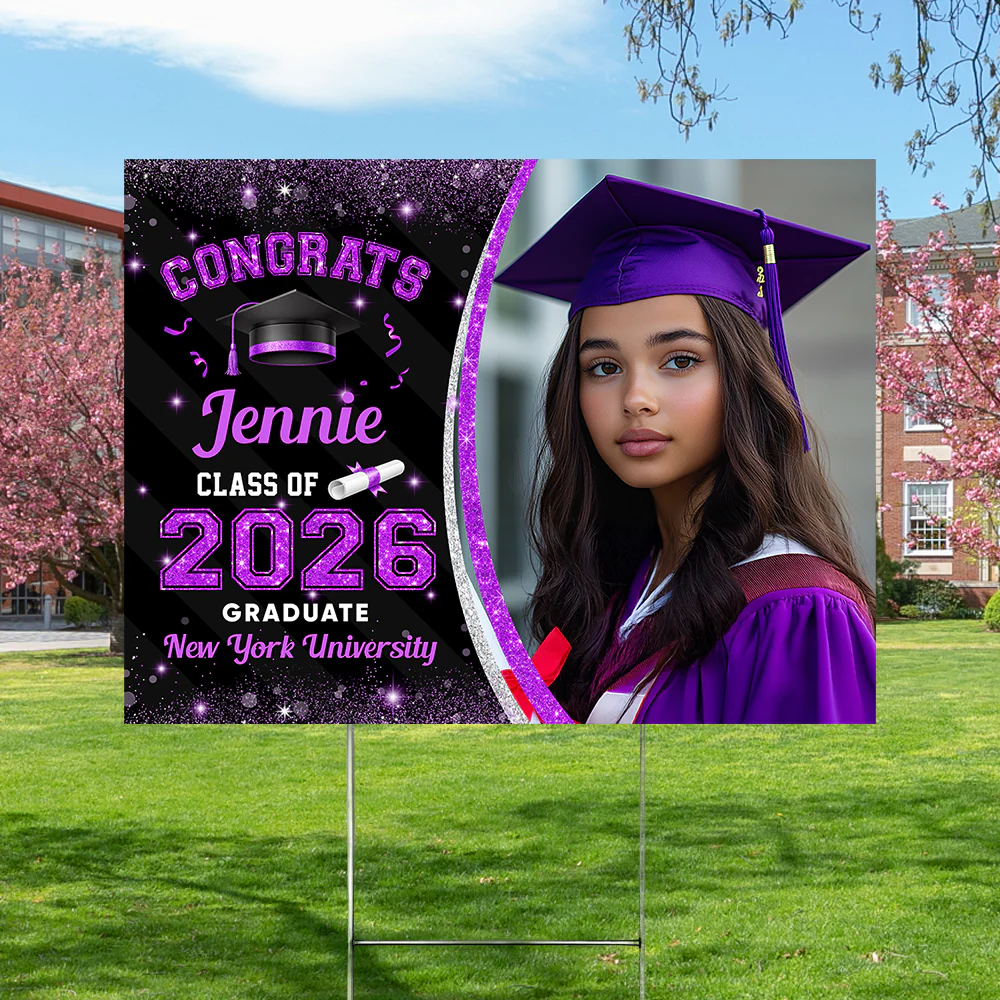 Custom Photo Class Of 2026 Personalized Graduation Yard Sign HA75 920462 - Image 35