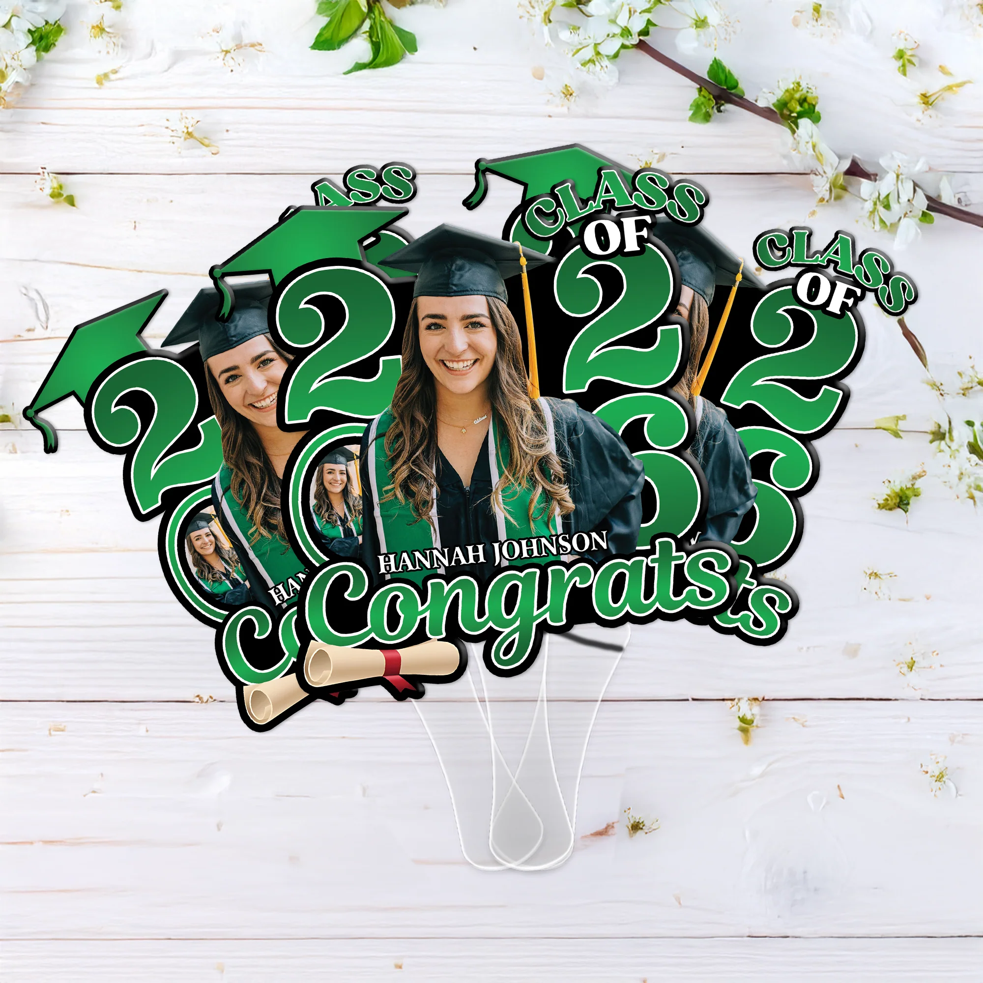 Custom Photo Congrats Class Of 2026 Face Fan HA75 920836 - Image 7
