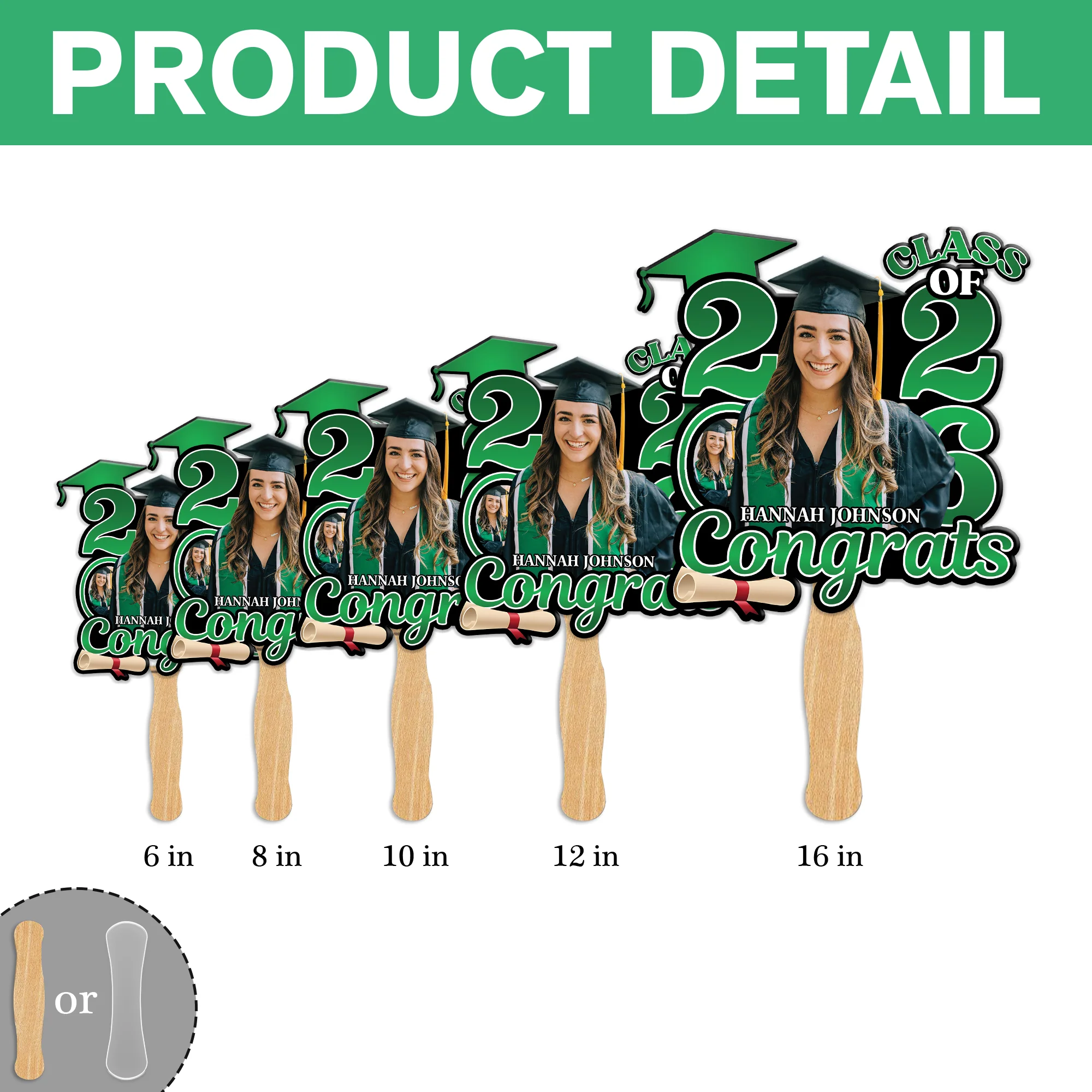 Custom Photo Congrats Class Of 2026 Face Fan HA75 920836 - Image 8
