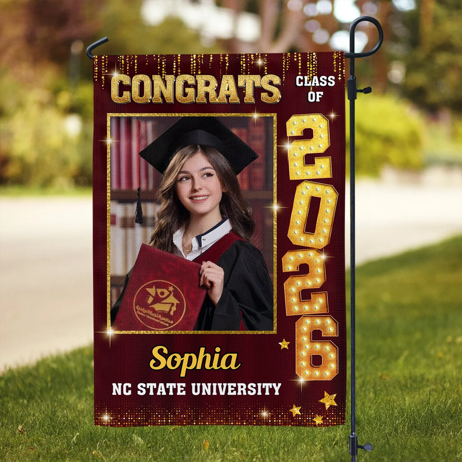 Custom Photo Congrats Class of 2026 Graduation Garden Flag CH07 910816 - Image 13