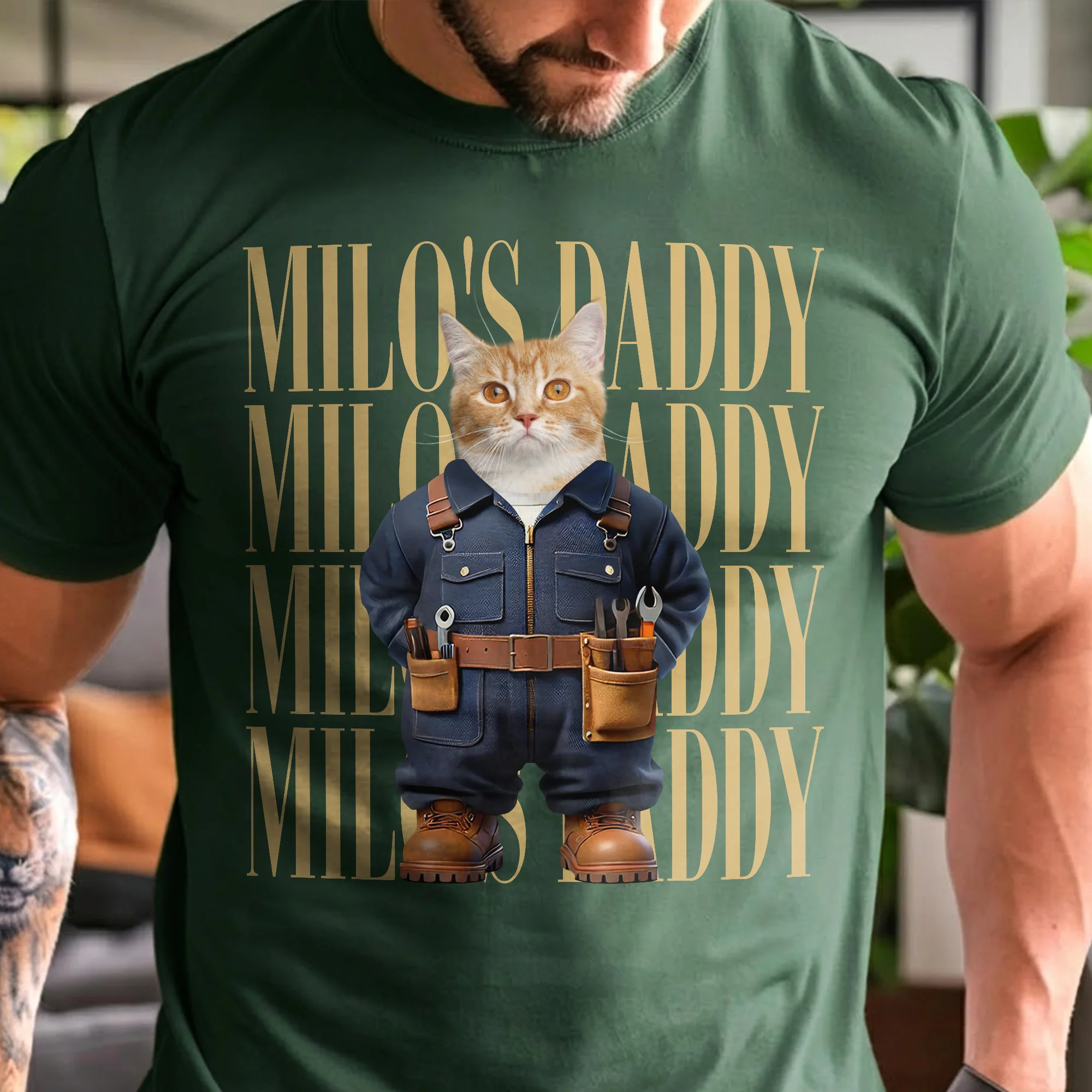 Custom Photo Cool Dog Cat Career Uniforms Comfort Shirt Gift For Pet Lovers LM32 669469 - Image 3