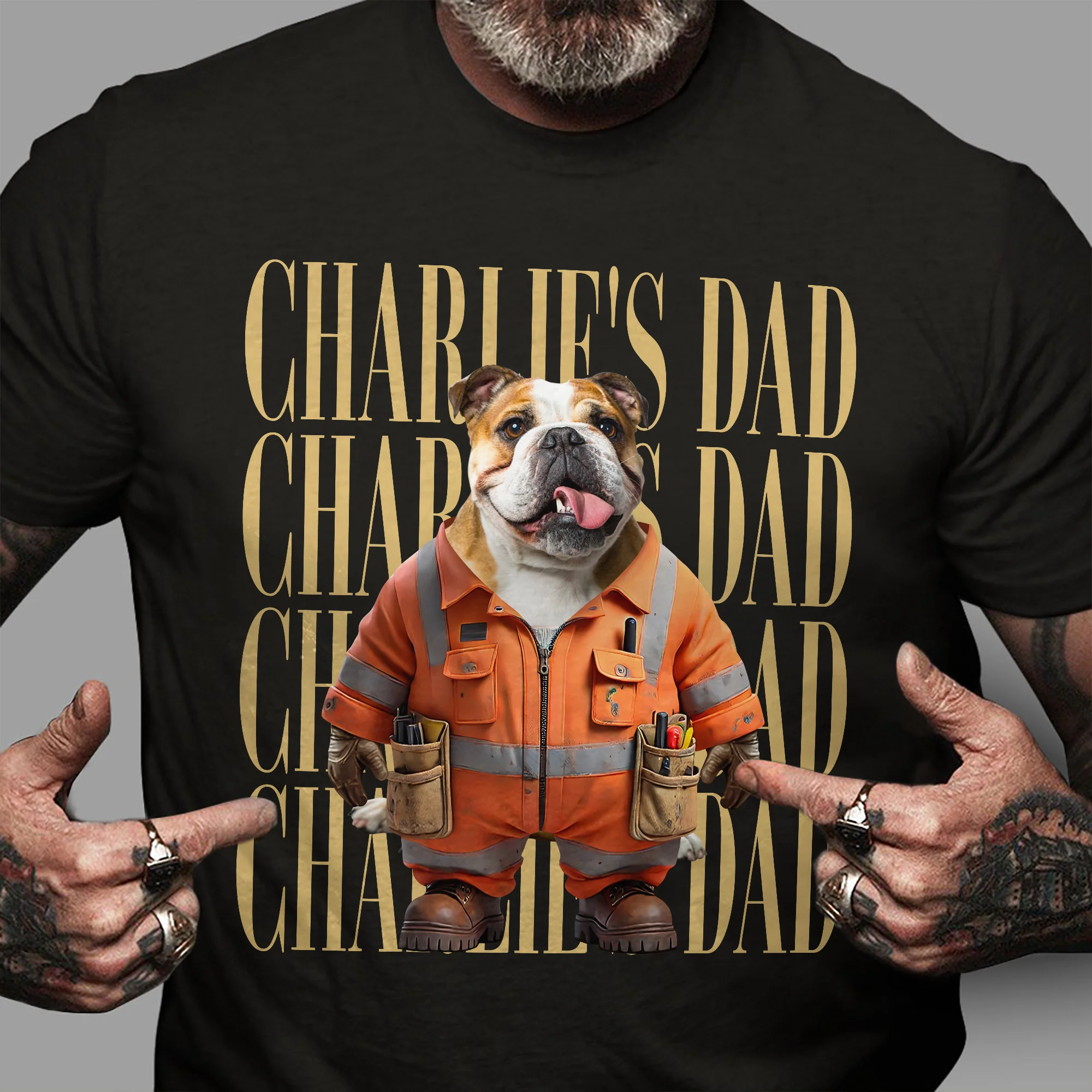 Custom Photo Cool Dog Cat Career Uniforms Comfort Shirt Gift For Pet Lovers LM32 669469 - Image 5