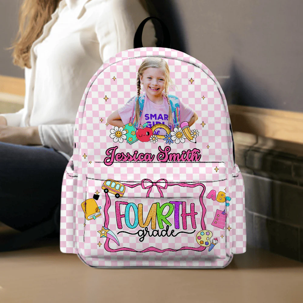 Custom Photo Cute Backpack Personalized Back To School Gift For Kids, Daughter Or Son CH07 896202 - Image 2