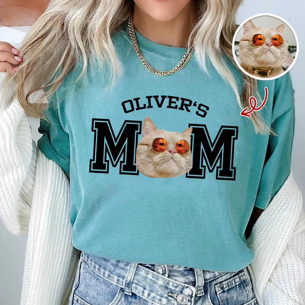 Custom Photo Dad Mom Cat Comfort Shirt For Cat Lovers HA75 897642 - Image 2