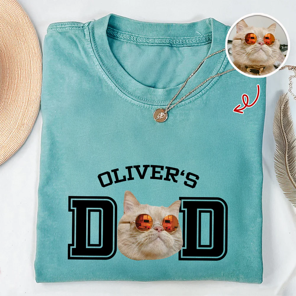 Custom Photo Dad Mom Cat Comfort Shirt For Cat Lovers HA75 897642 - Image 8