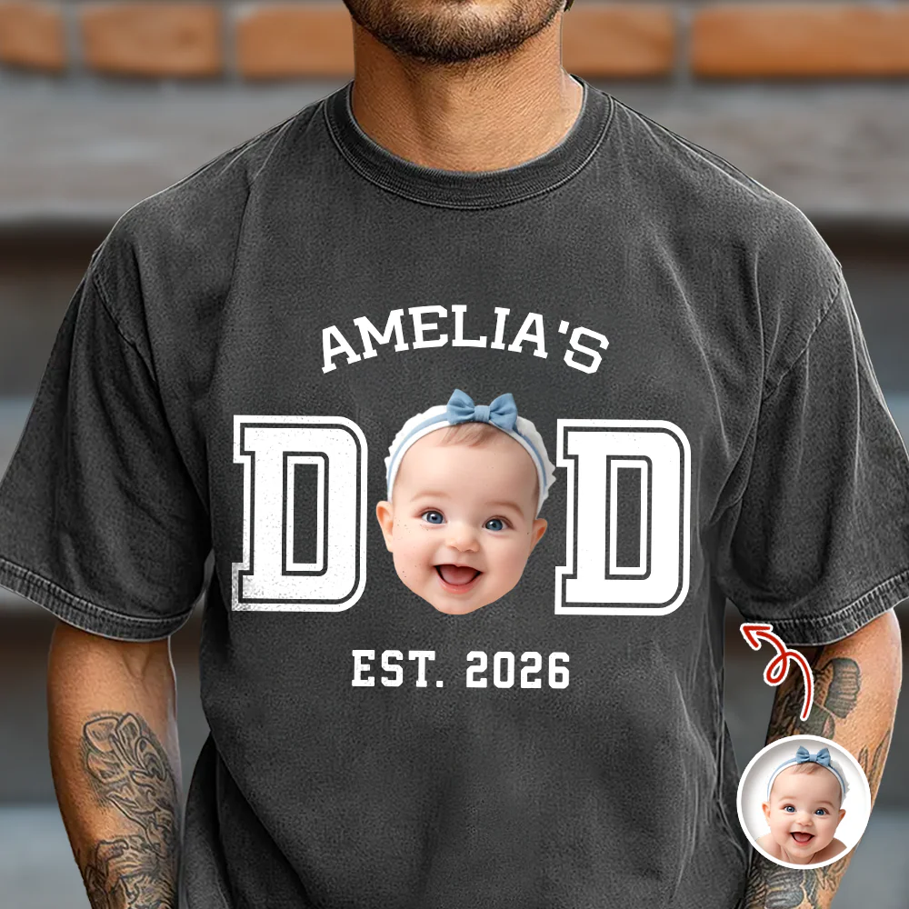 Custom Photo Dad Mom Est Comfort Shirt Father's Day Gifts HA75 921426 - Image 2