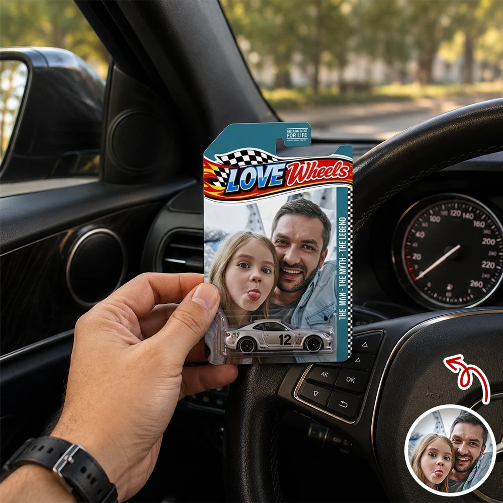 Custom Photo Dad Wheels Father's Day Toy Car Gift CH07 911672 - Image 5