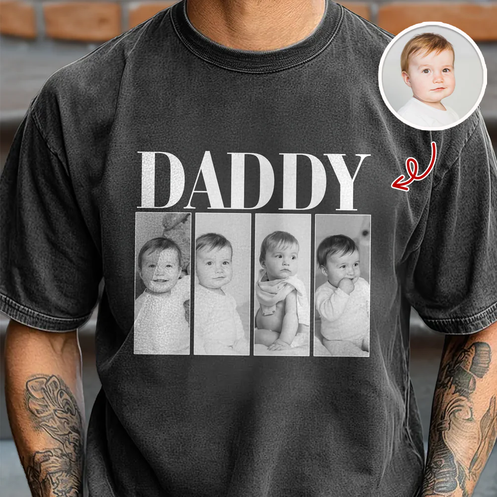 Custom Photo Daddy Mommy Personalized Comfort Shirt Gift For Dad Mom HA75 897650 - Image 2