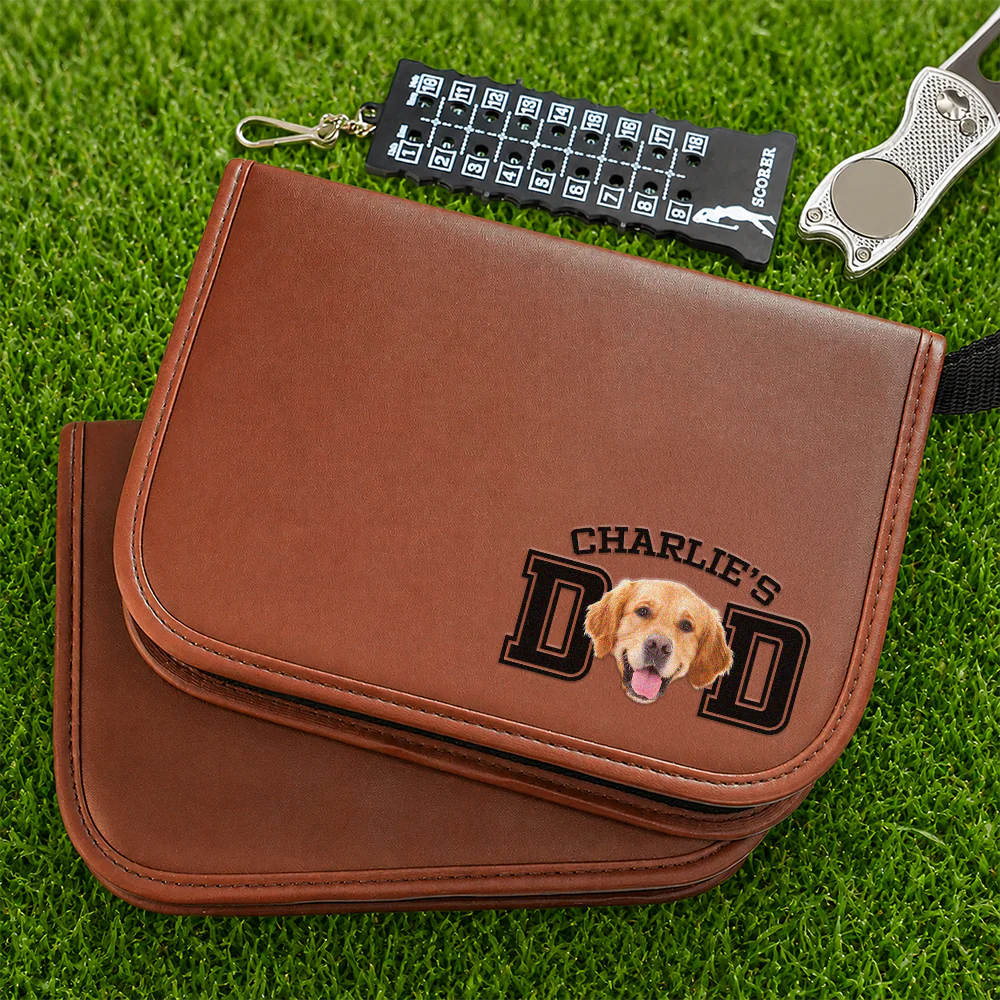 Custom Photo Dog Cat Dad Mom Print Golf Gift Set HA75 921322 - Image 3