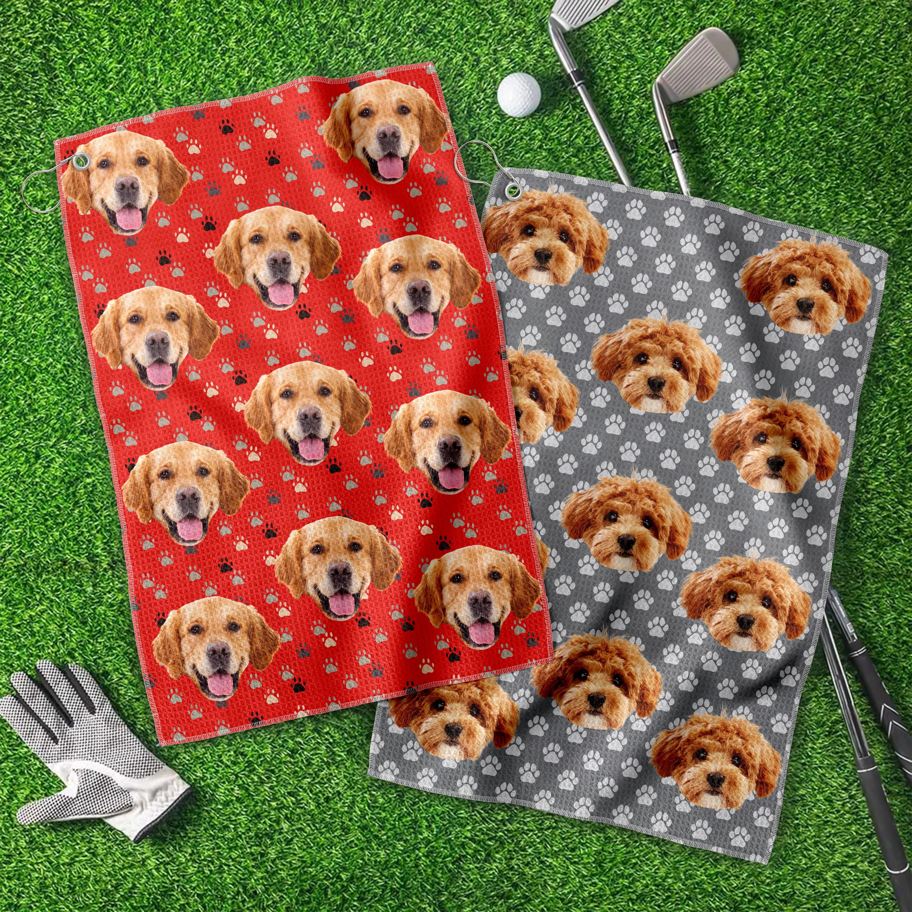 Custom Photo Dog Cat For Sport Player Golf Towel HA75 892562 - Image 3
