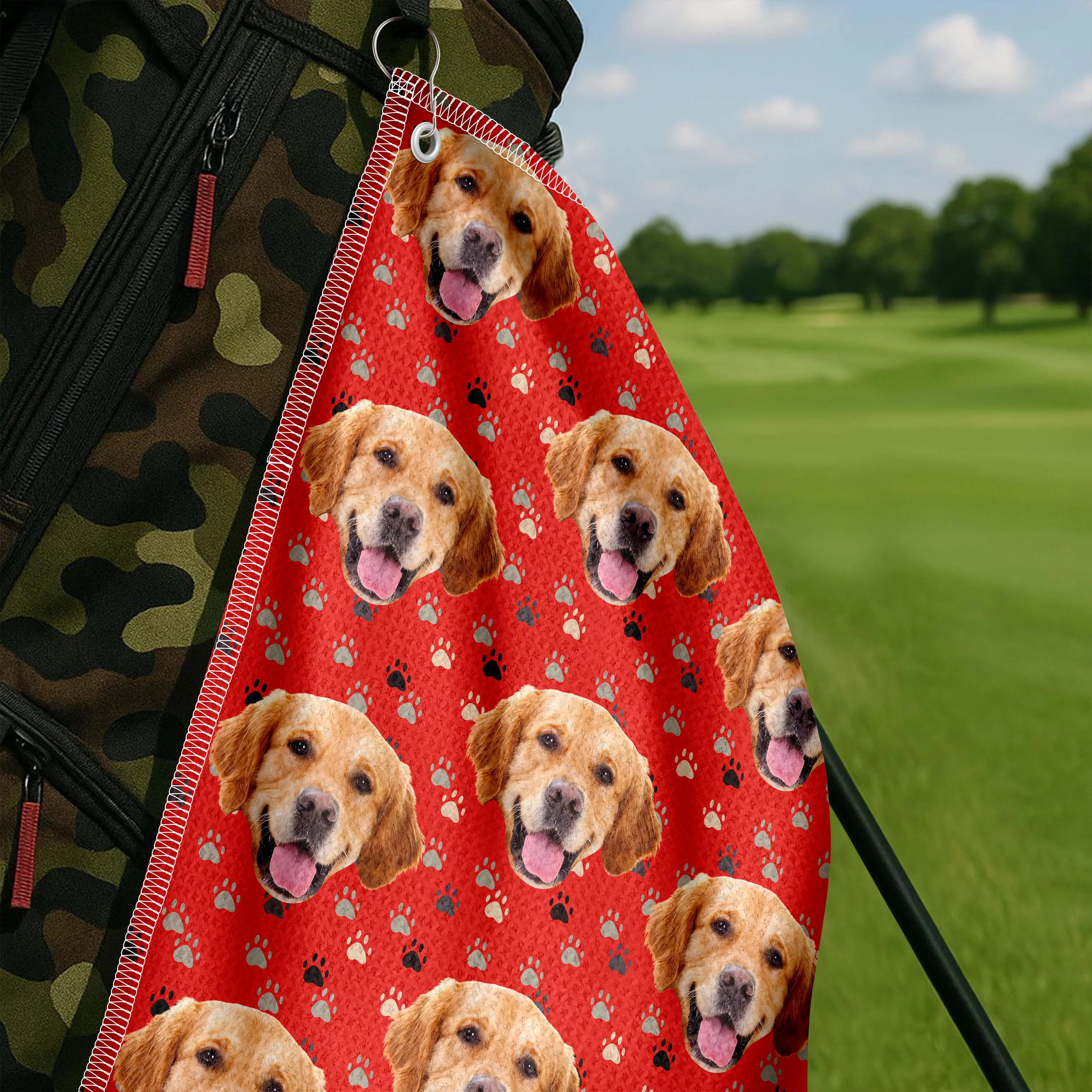 Custom Photo Dog Cat For Sport Player Golf Towel HA75 892562 - Image 7
