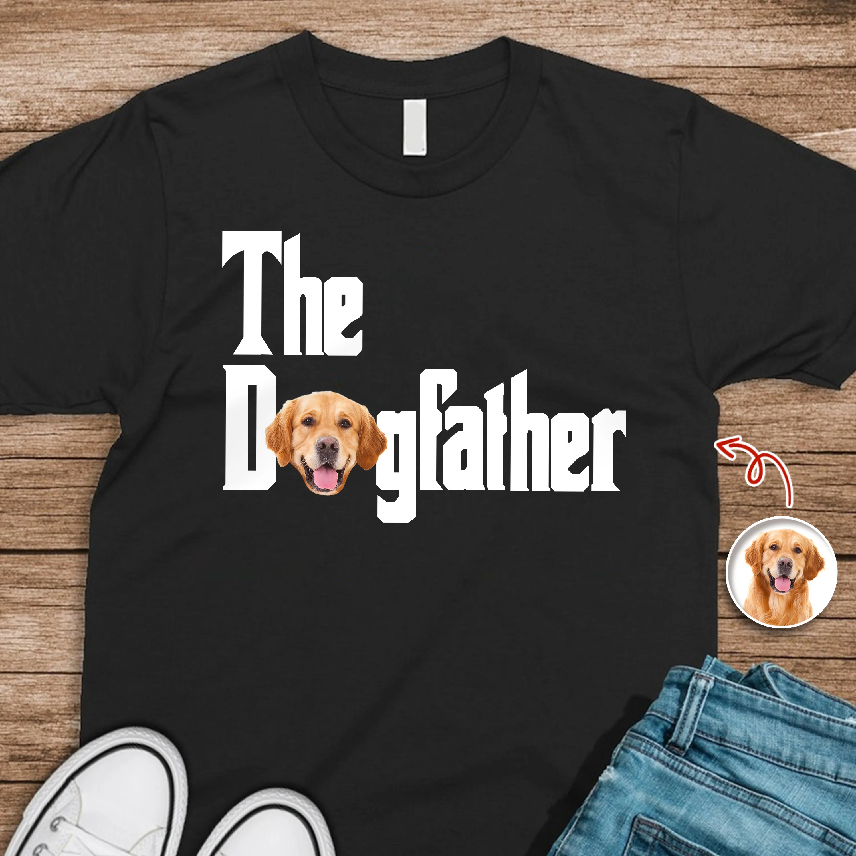 Custom Photo Dog Dad Dog Mother Shirt Gift for Dog Lovers TH10 894279 - Image 3