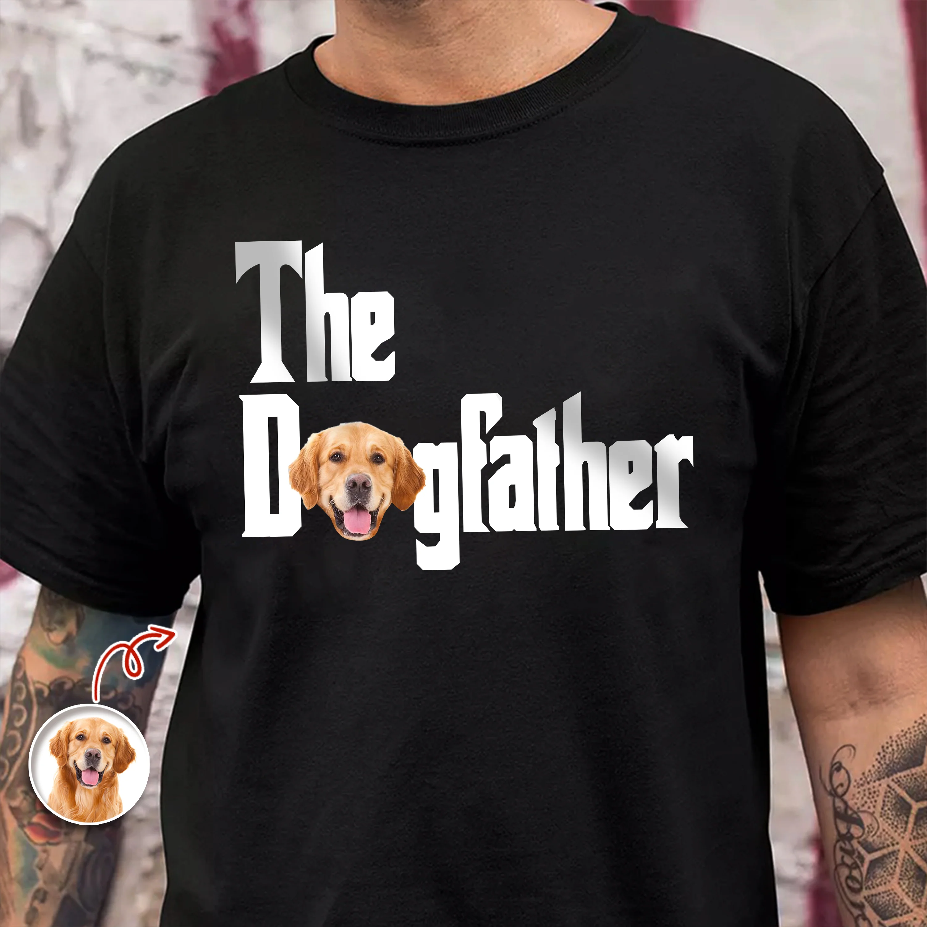 Custom Photo Dog Dad Dog Mother Shirt Gift for Dog Lovers TH10 894279 - Image 5