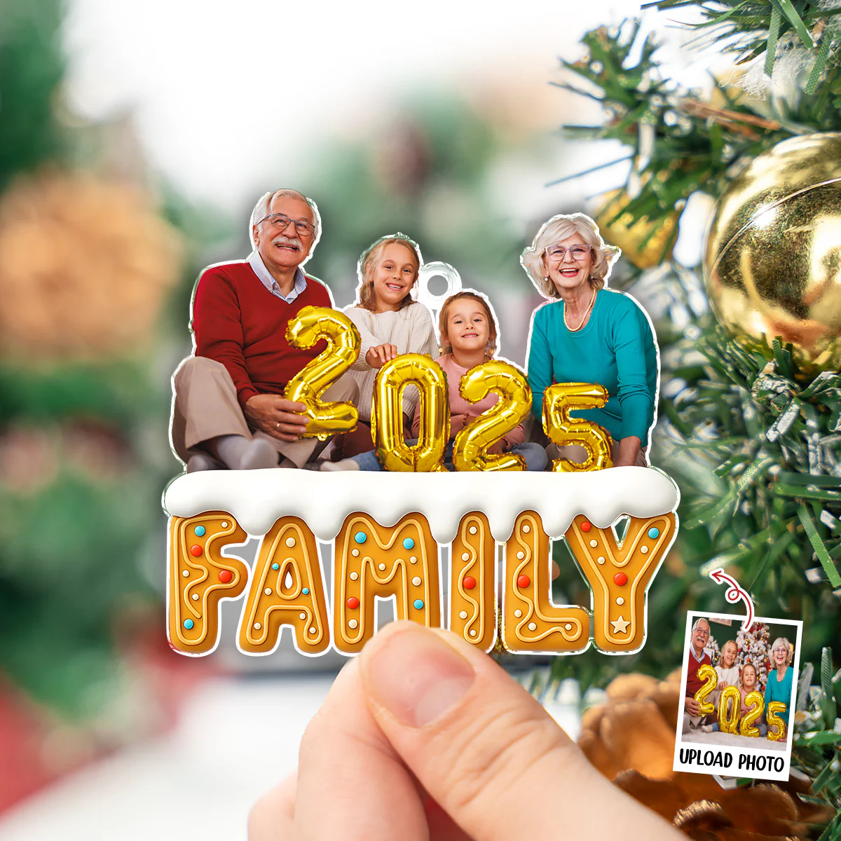 Custom Photo Family Of This Year Christmas Acrylic Ornament HA75 897960 - Image 2