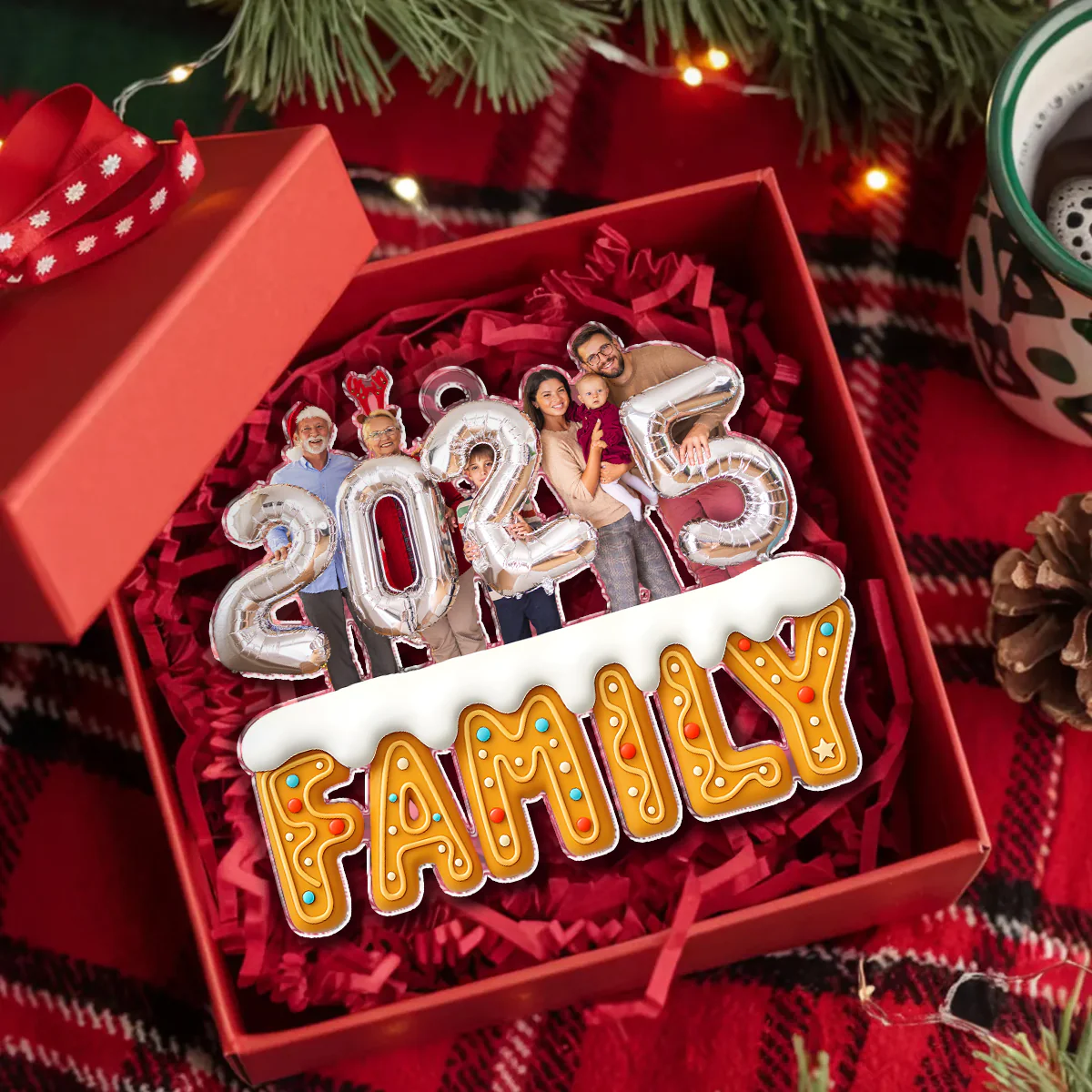 Custom Photo Family Of This Year Christmas Acrylic Ornament HA75 897960 - Image 4