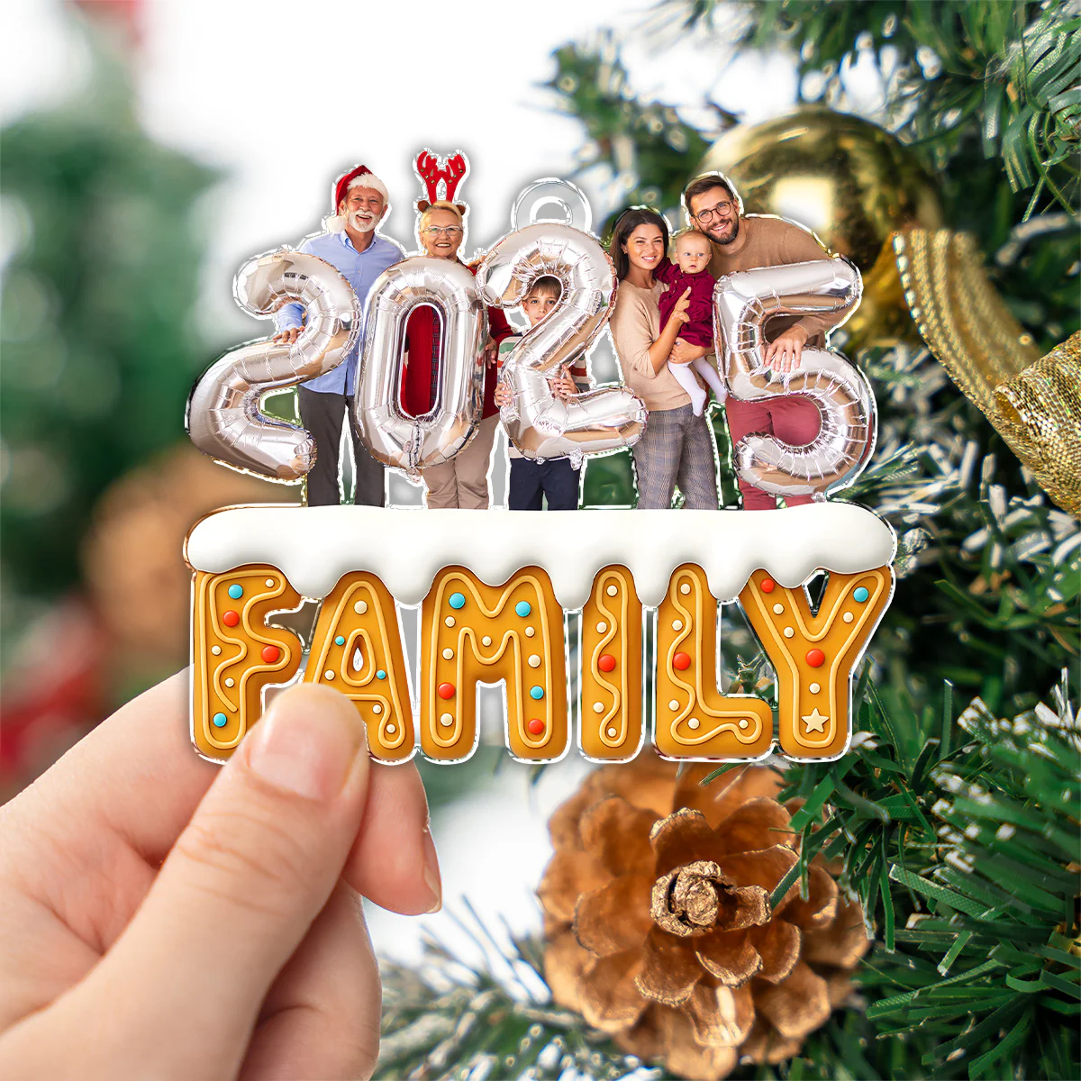 Custom Photo Family Of This Year Christmas Acrylic Ornament HA75 897960 - Image 8