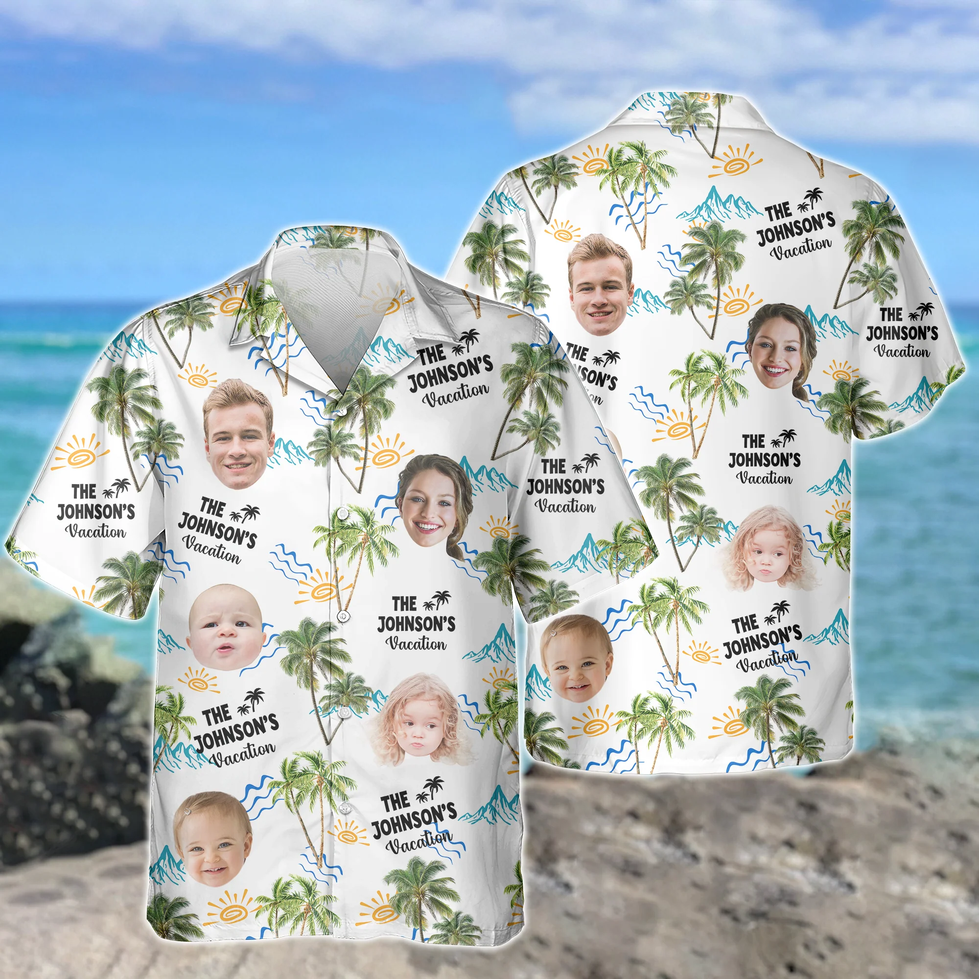 Custom Photo Family Vacation Family Trip - Personalized Hawaiian Shirt LM32 893715 - Image 8