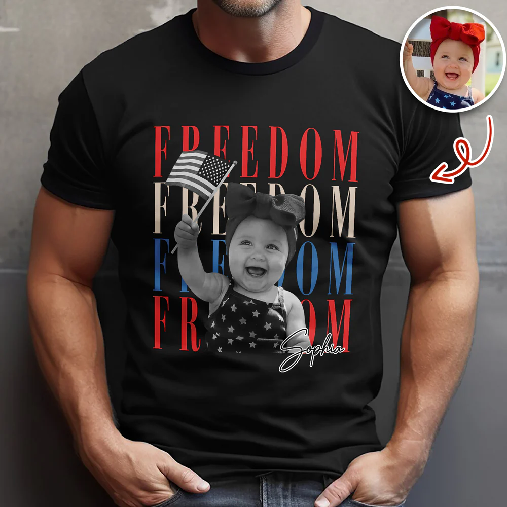 Custom Photo Freedom 250th Anniversary Comfort Shirt HO82 902730