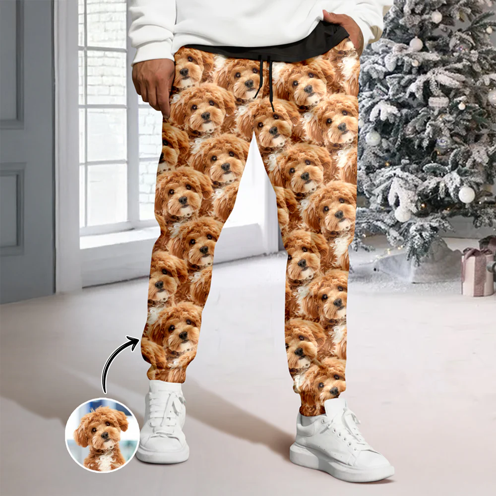 Custom Photo Funny Moment Dog Sweatpants HA75 897700 - Image 3