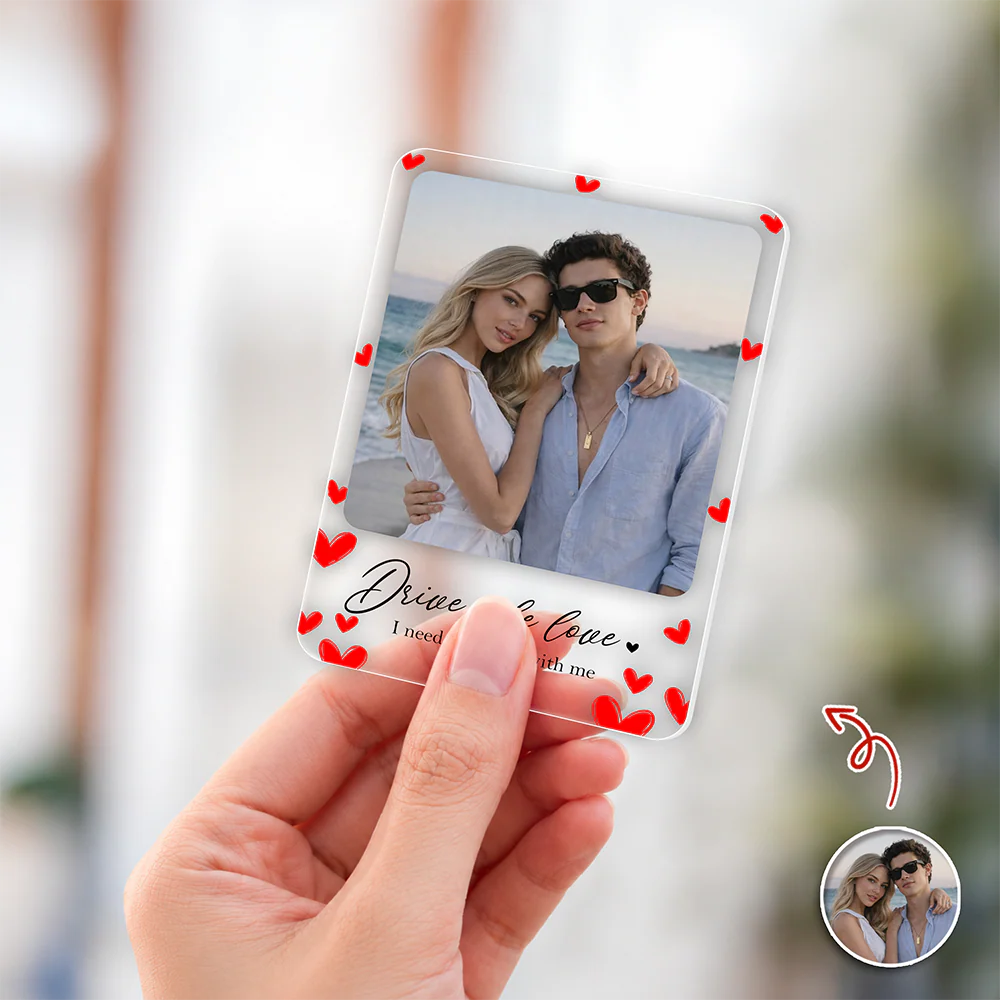 Custom Photo Get Home Safe Acrylic Car Visor Clip LM32 899841 - Image 6