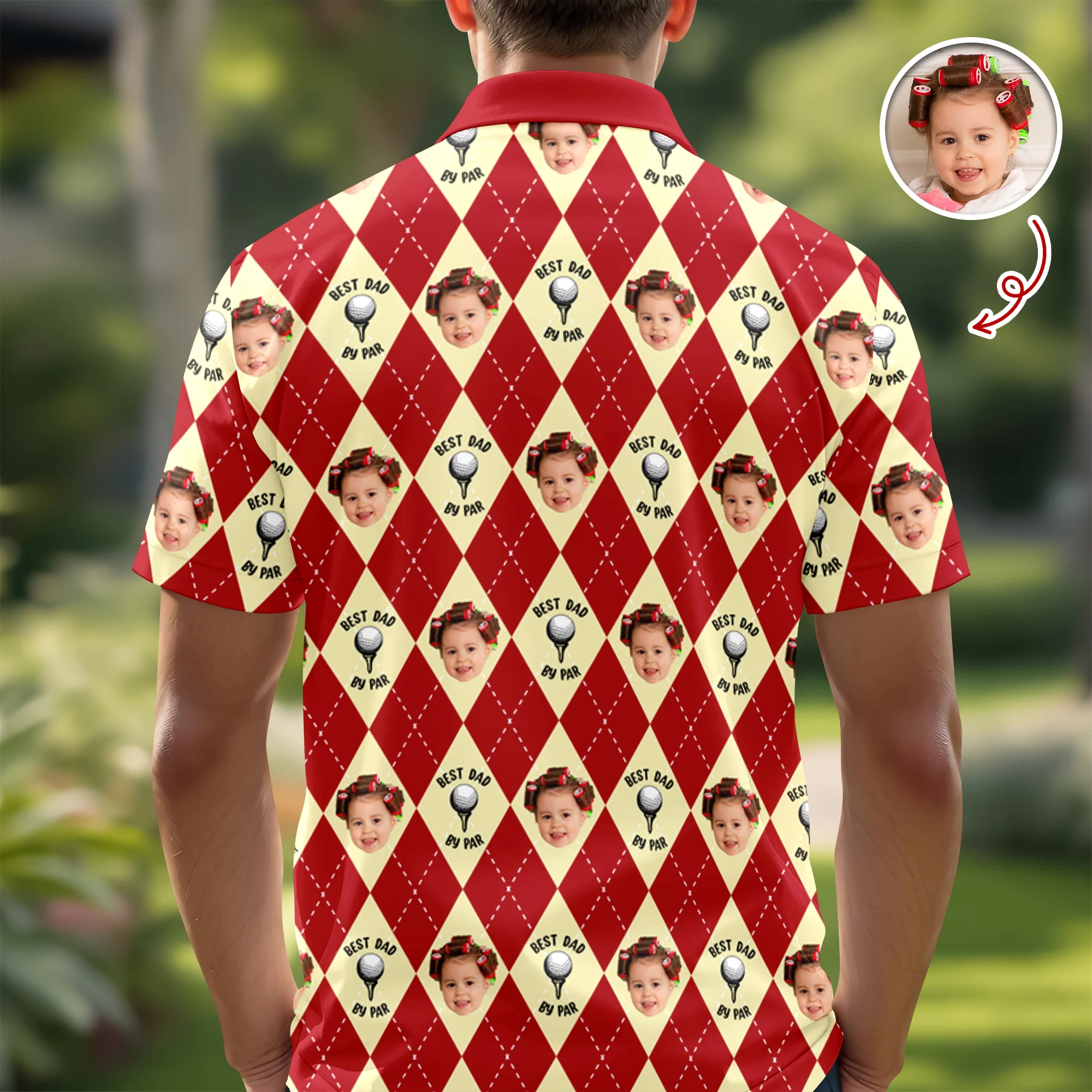 Custom Photo Golf Dad Polo Gift For Golfer HO82 901100 - Image 9
