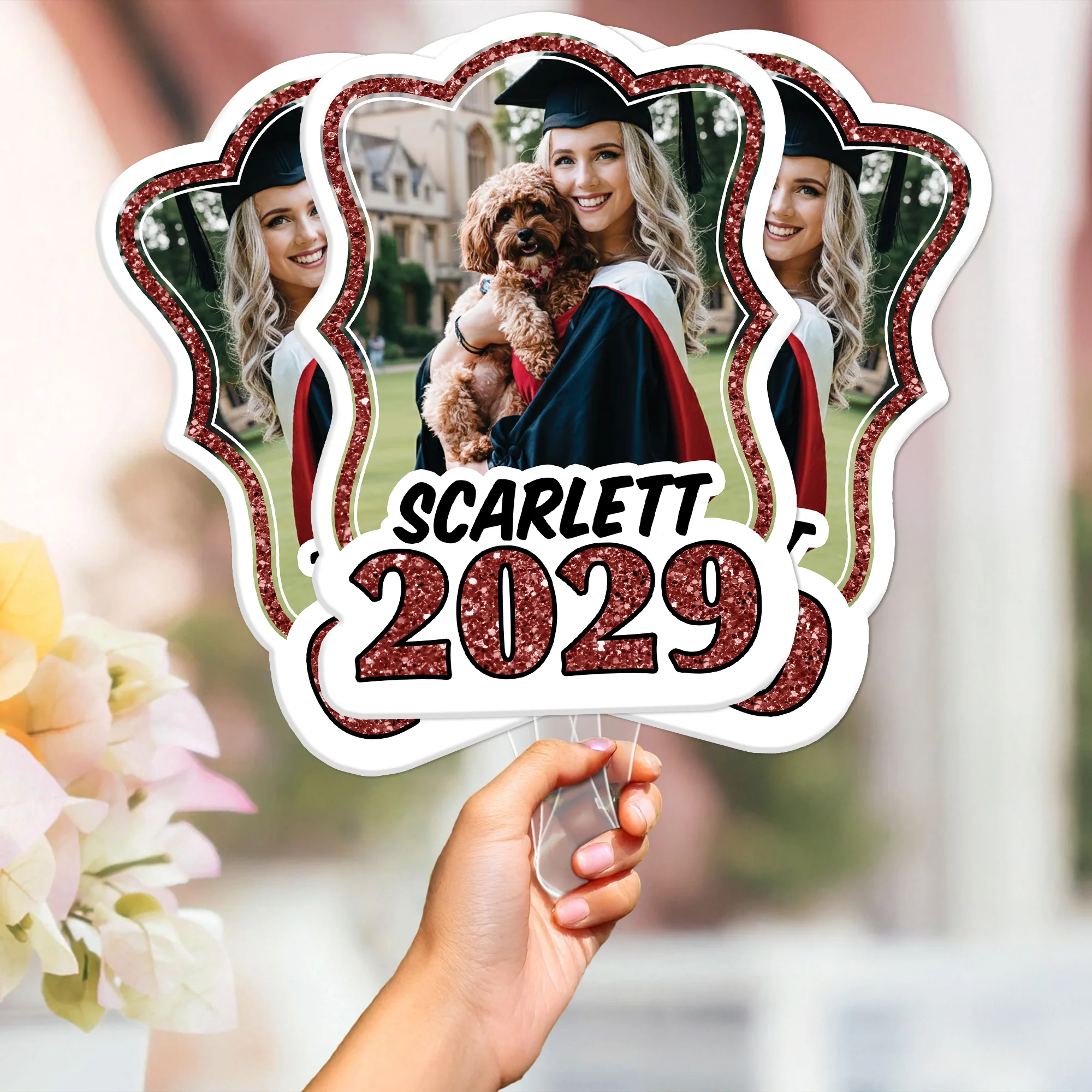 Custom Photo Graduate Class Of 2026 Face Fan LM32 899135 - Image 5
