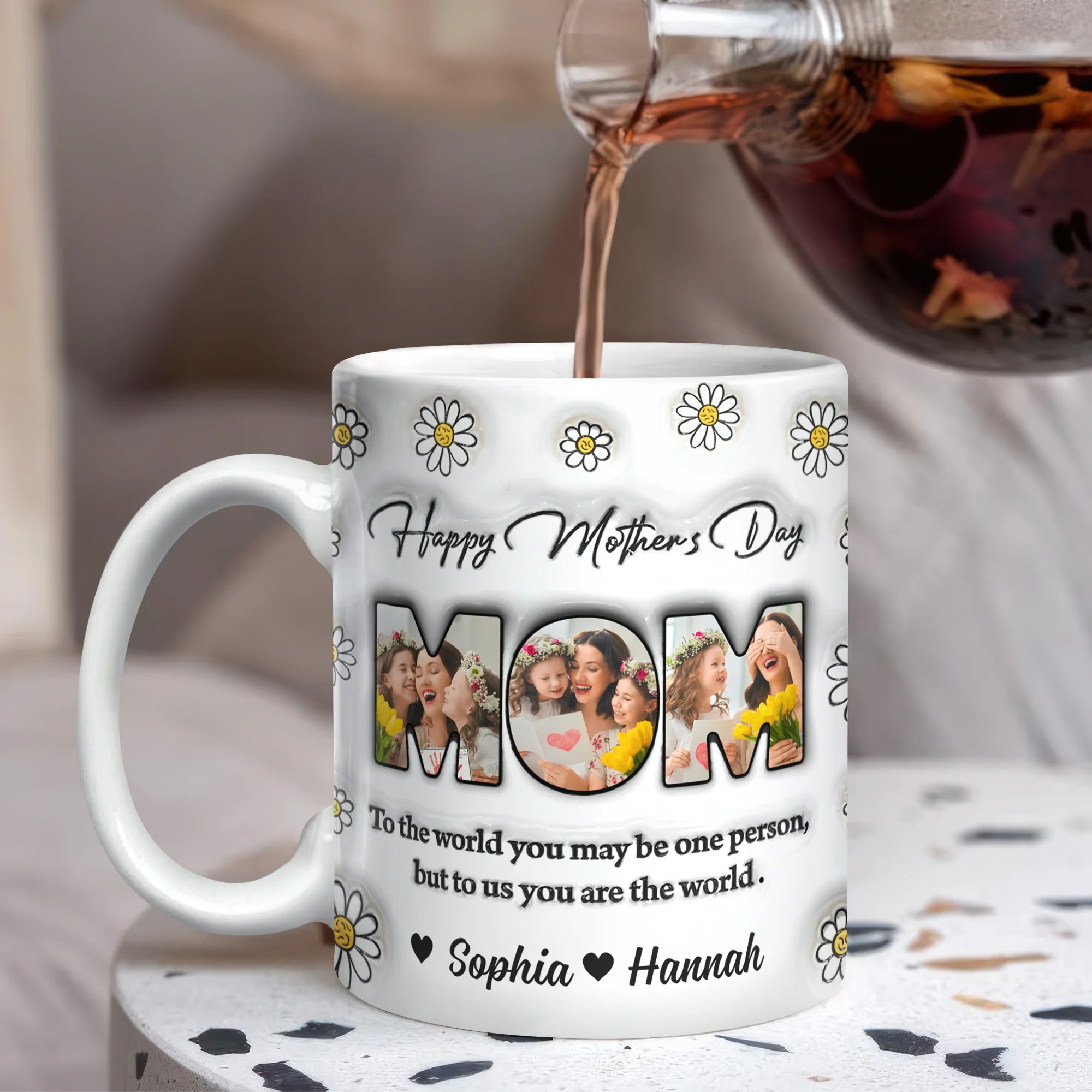 Custom Photo Happy Mother’s Day 3D Effect Mug – Personalized Gift for Mom CH07 910680 - Image 4