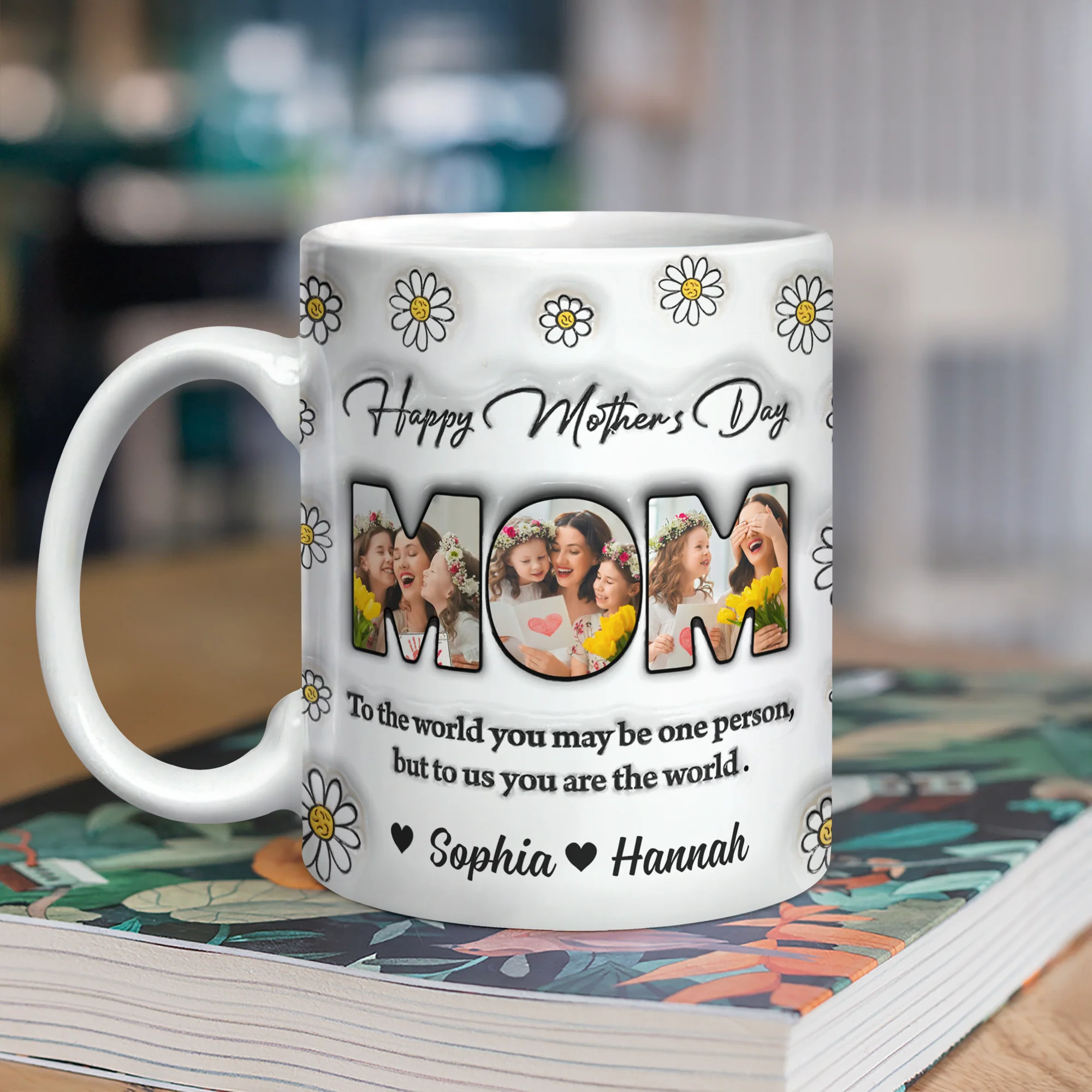 Custom Photo Happy Mother’s Day 3D Effect Mug – Personalized Gift for Mom CH07 910680 - Image 5