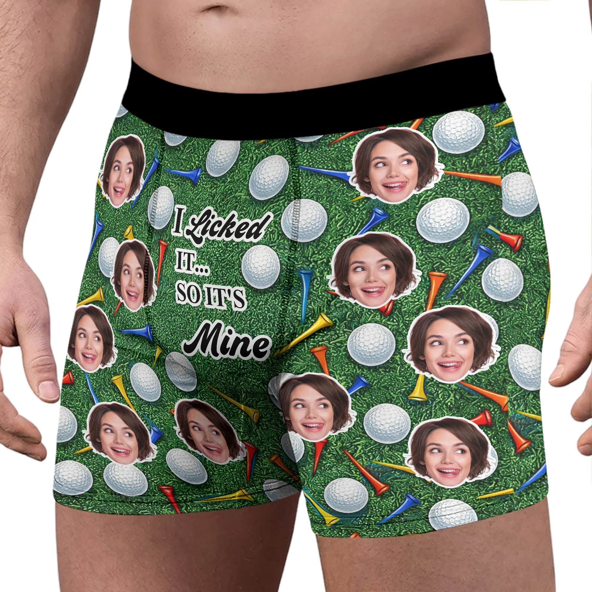 Custom Photo I Licked It Men's Boxer Gift for Golf Lovers LM32 897639 - Image 3