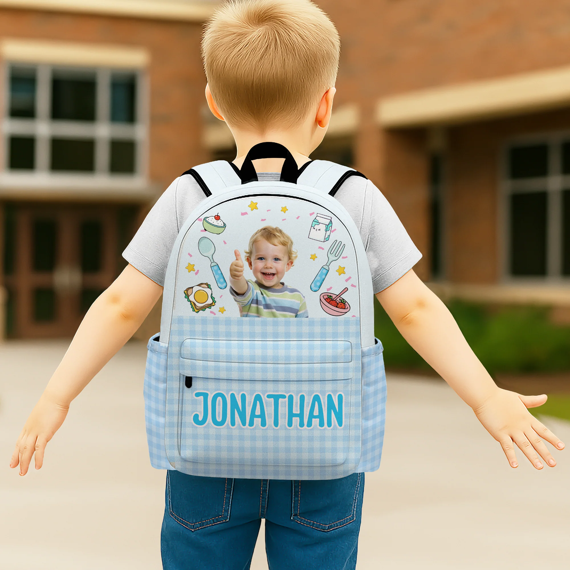 Custom Photo I Packed This With Love Personalized Backpack LM32 893895 - Image 3