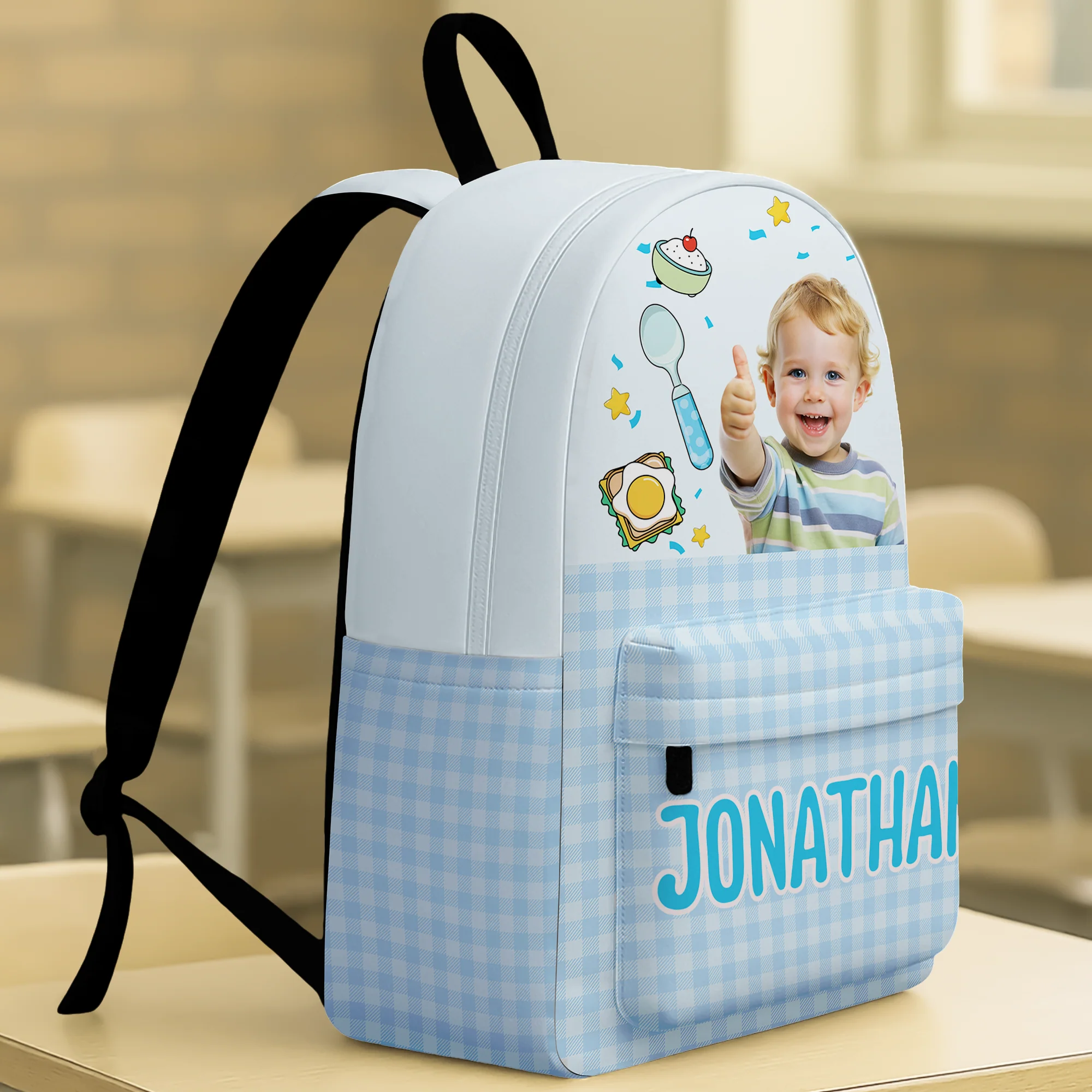 Custom Photo I Packed This With Love Personalized Backpack LM32 893895 - Image 4