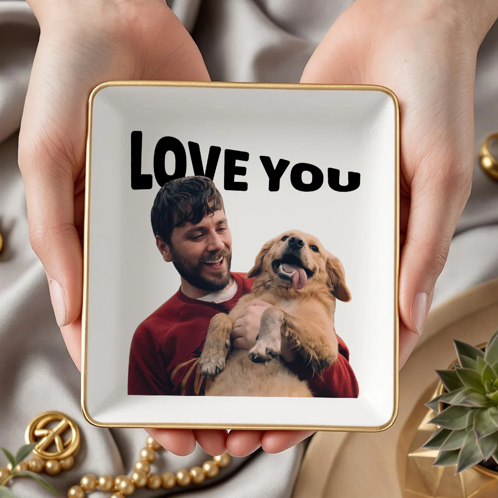 Custom Photo Jewelry Dish Gift For Family TH10 896541 - Image 4