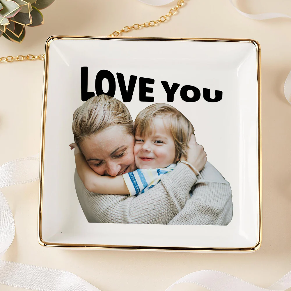 Custom Photo Jewelry Dish Gift For Family TH10 896541 - Image 8