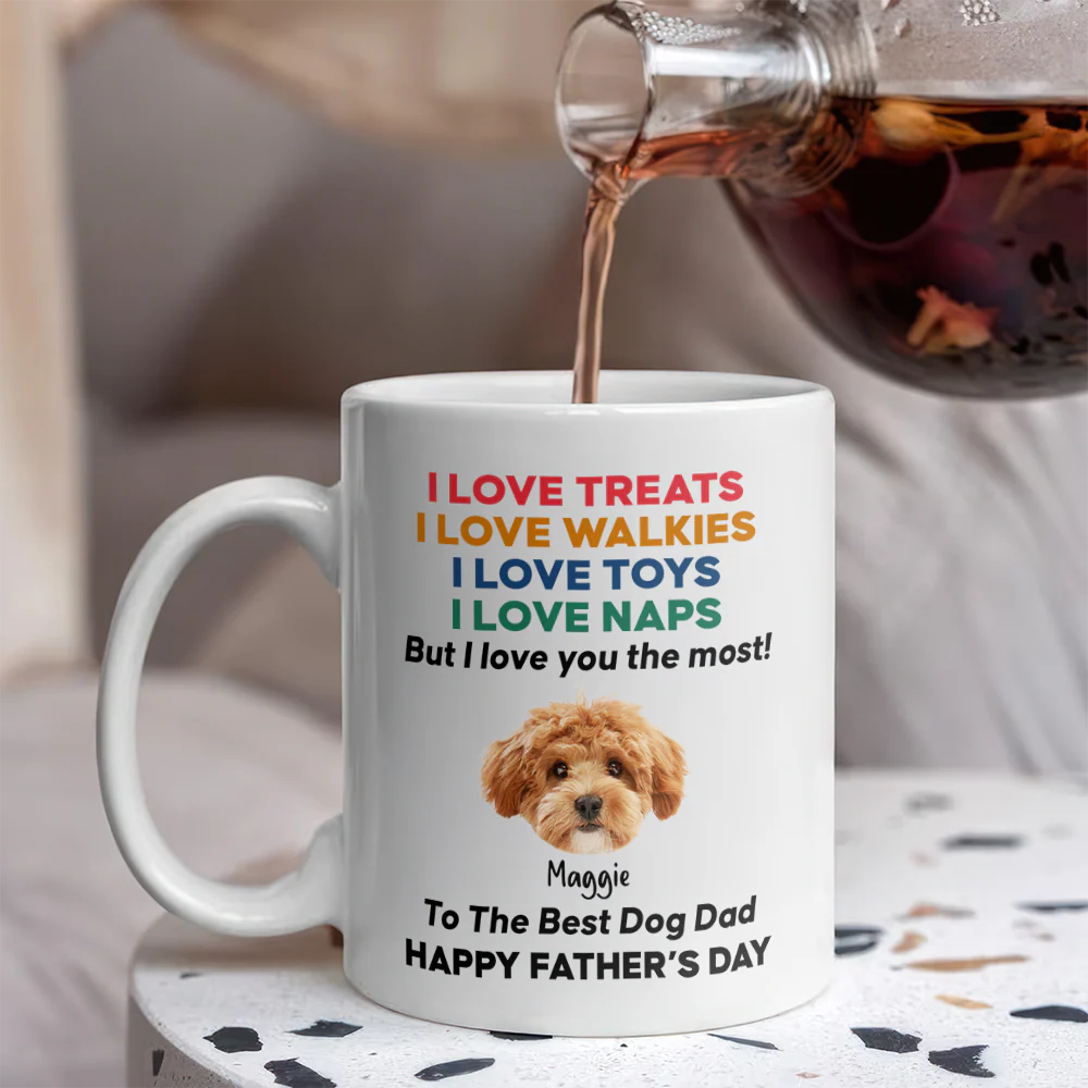 Custom Photo Love You The Most Version 2 - Personalized Custom Coffee Mug HO82 894082 - Image 2