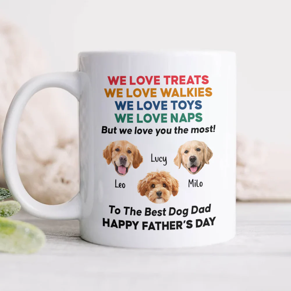 Custom Photo Love You The Most Version 2 - Personalized Custom Coffee Mug HO82 894082 - Image 3