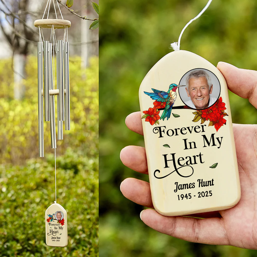 Custom Photo Memorial I'm Always With You Wind Chimes LM32 893941 - Image 4