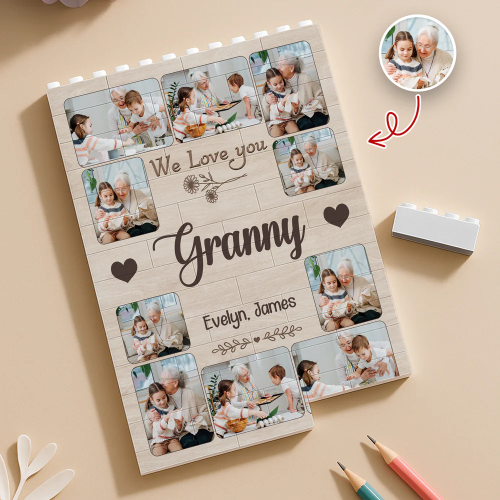 Custom Photo Mom We Love You Building Brick Blocks Mother's Day Gift HA75 920648 - Image 4