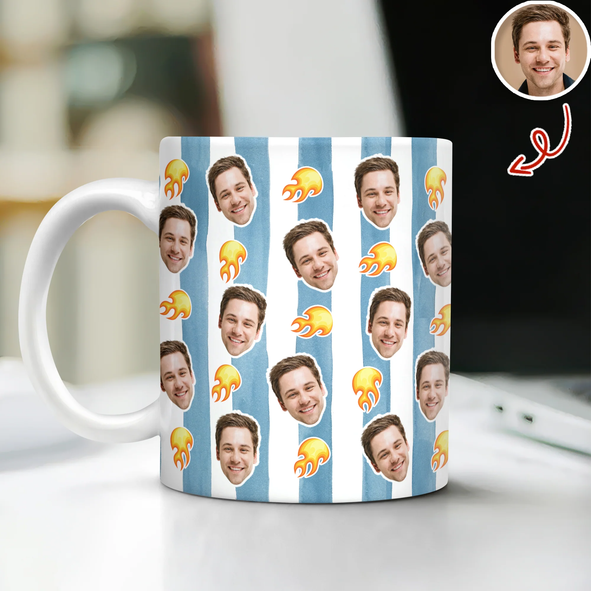 Custom Photo Mug Gift for Family, Couple, Valentine Gift HO82 901074 - Image 9