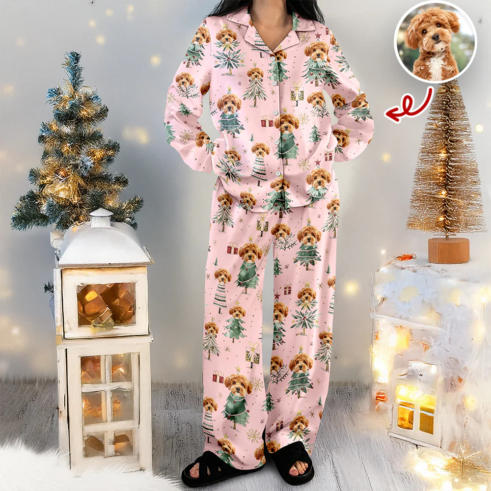 Custom Photo Pet Christmas Pajamas Gift For Pet Lovers LM32 897421 - Image 4