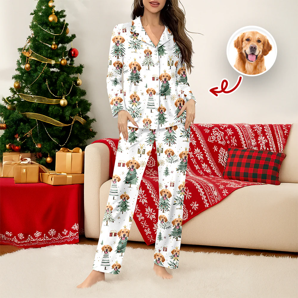 Custom Photo Pet Christmas Pajamas Gift For Pet Lovers LM32 897421 - Image 9