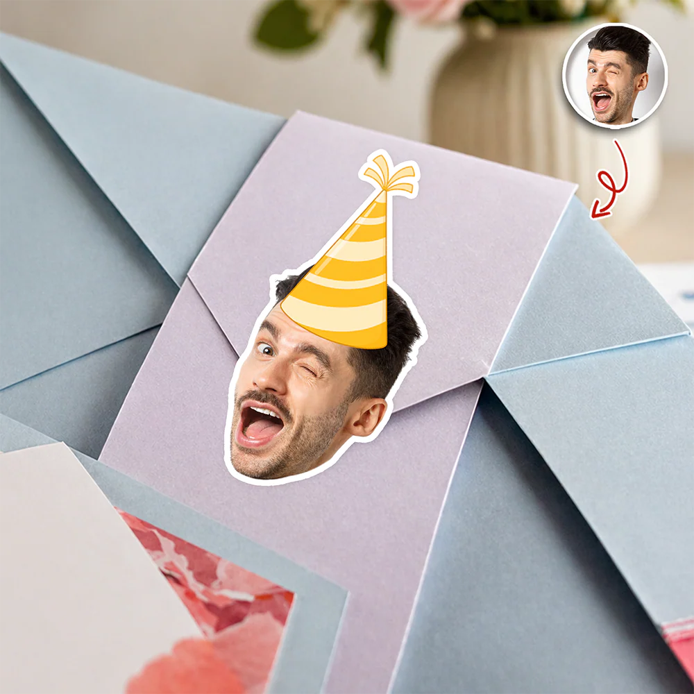 Custom Photo Roll Stickers – Personalized Face Stickers for Birthday, Graduation, Wedding, Bachelorette Party Favors HA75 921204 - Image 2