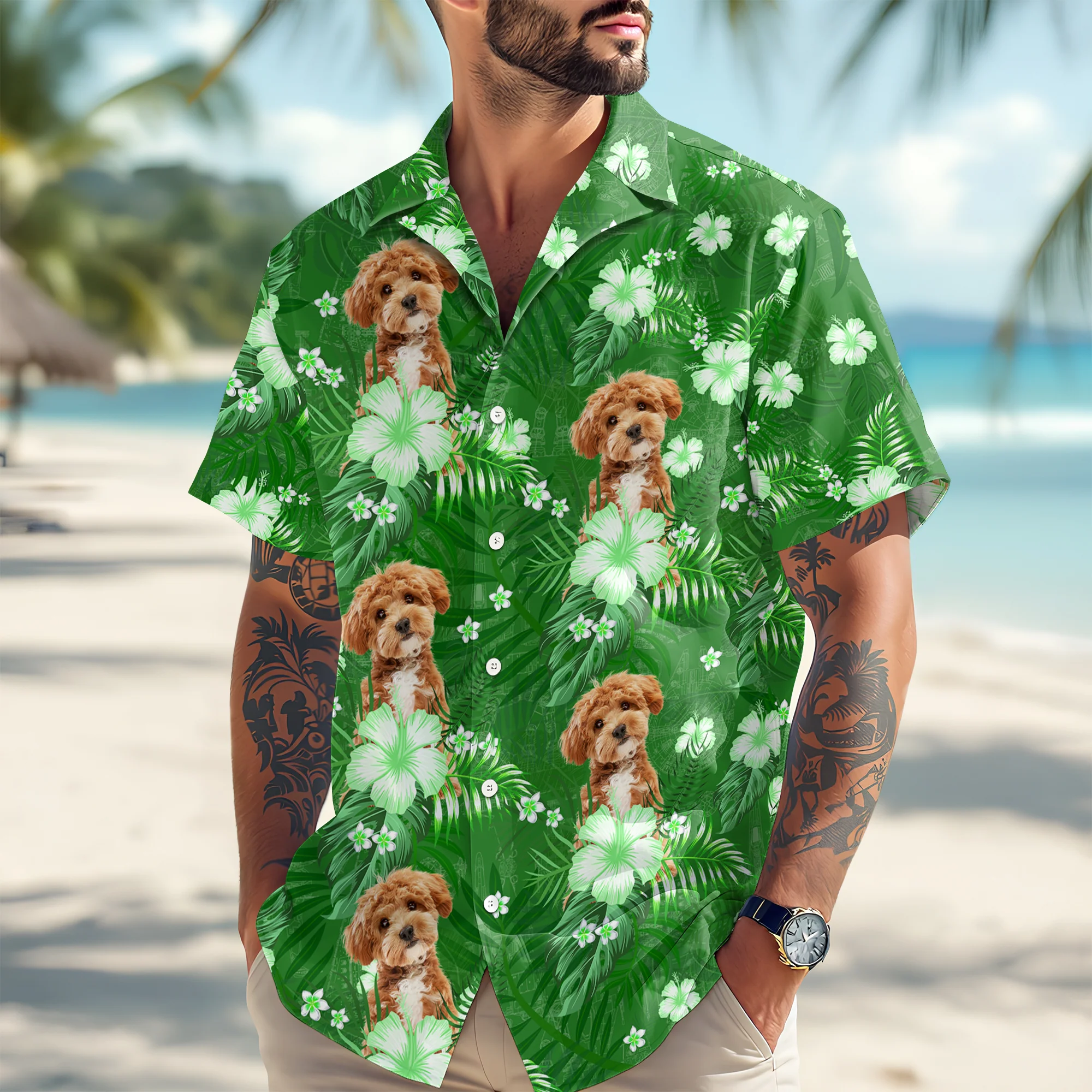 Custom Photo Summer Hawaiian Shirt Perfect For Vacations & Gifts LM32 893749 - Image 15