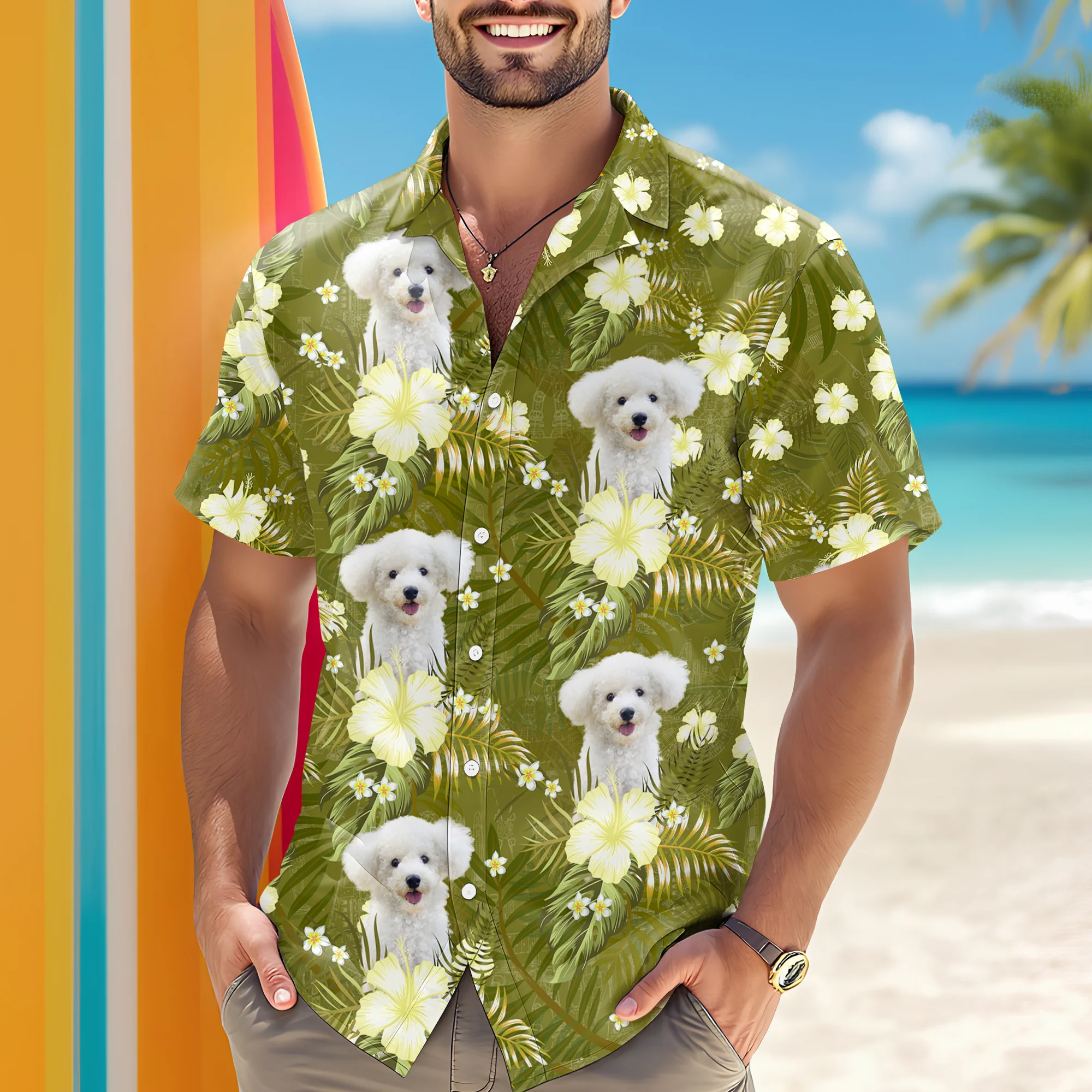 Custom Photo Summer Hawaiian Shirt Perfect For Vacations & Gifts LM32 893749 - Image 20