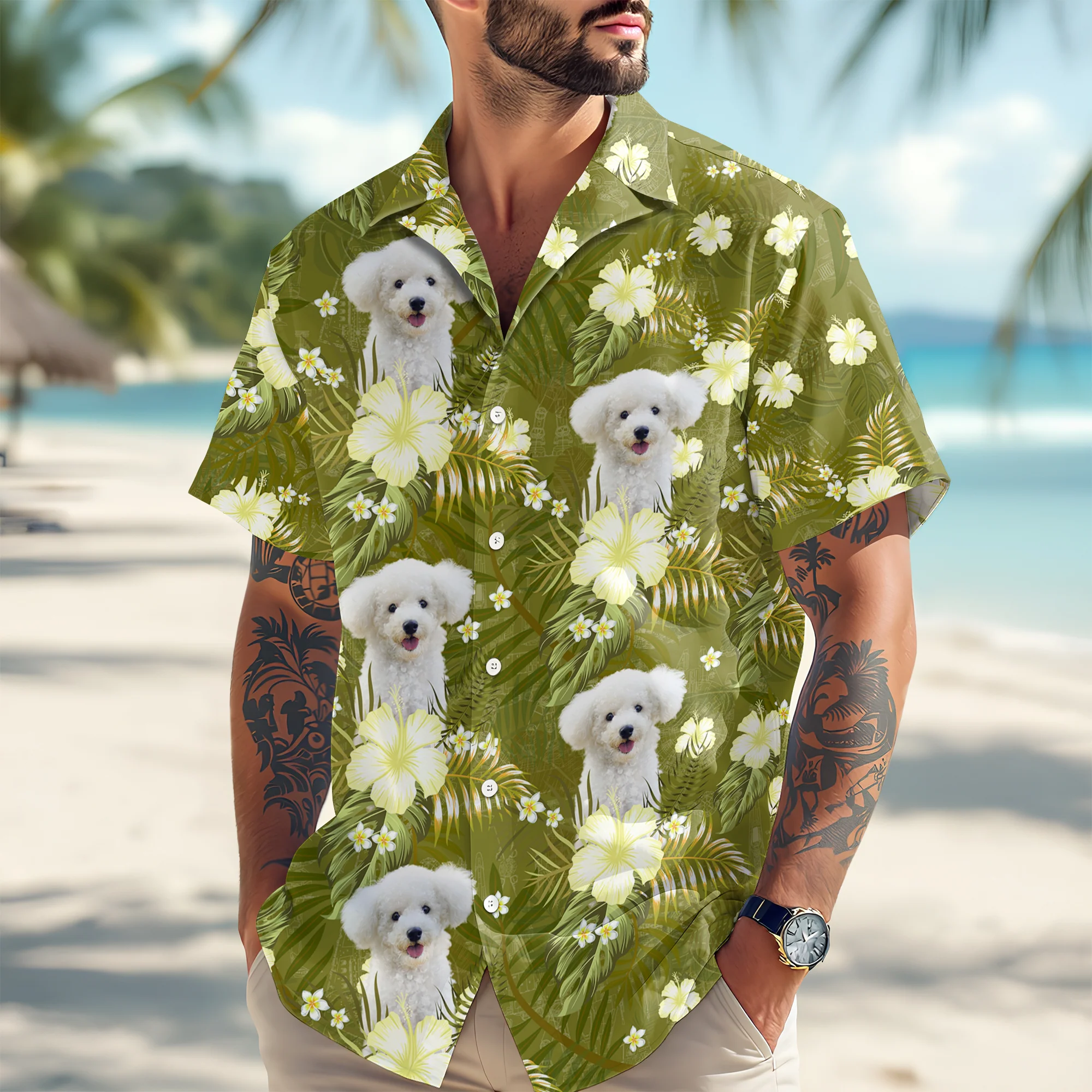 Custom Photo Summer Hawaiian Shirt Perfect For Vacations & Gifts LM32 893749 - Image 21