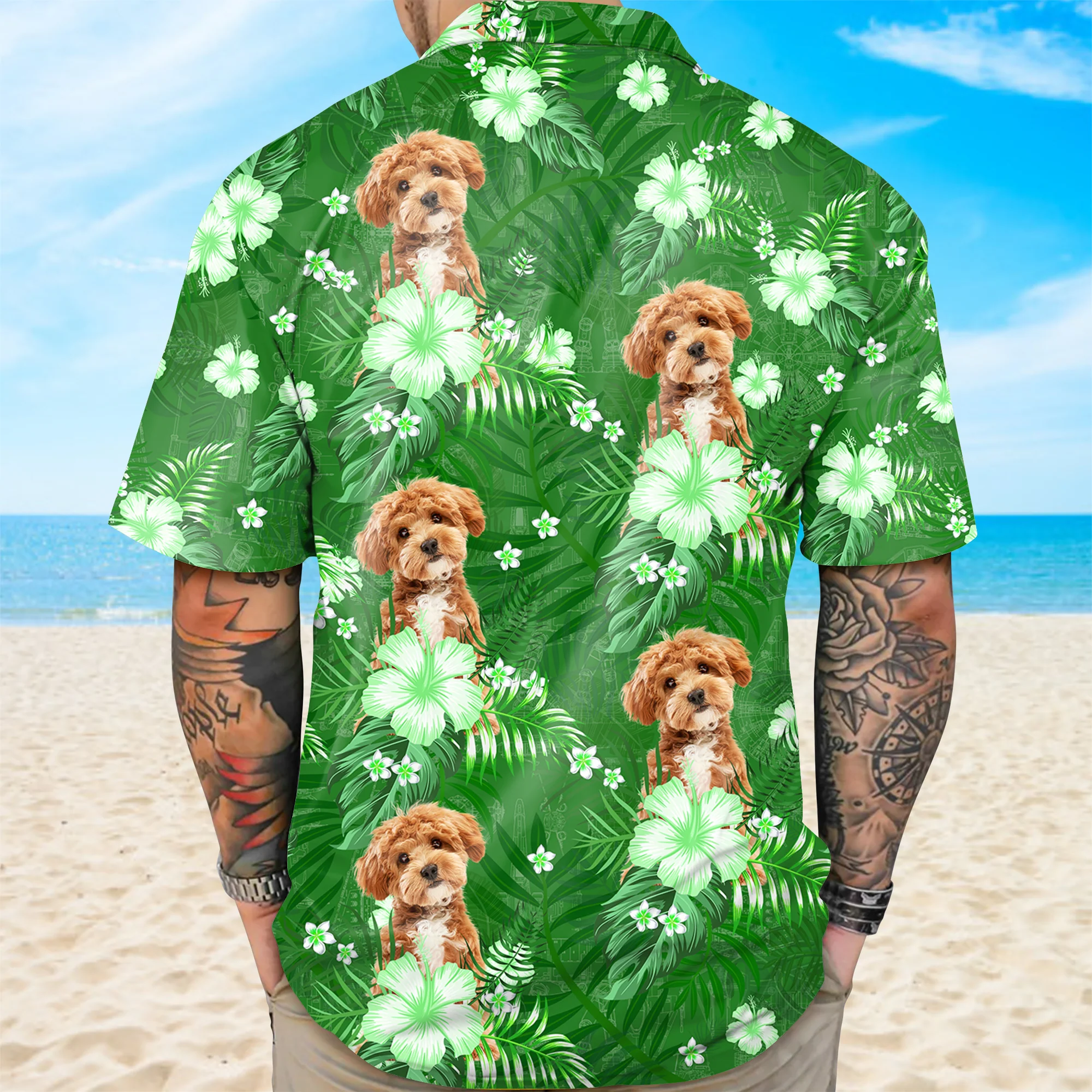 Custom Photo Summer Hawaiian Shirt Perfect For Vacations & Gifts LM32 893749 - Image 8