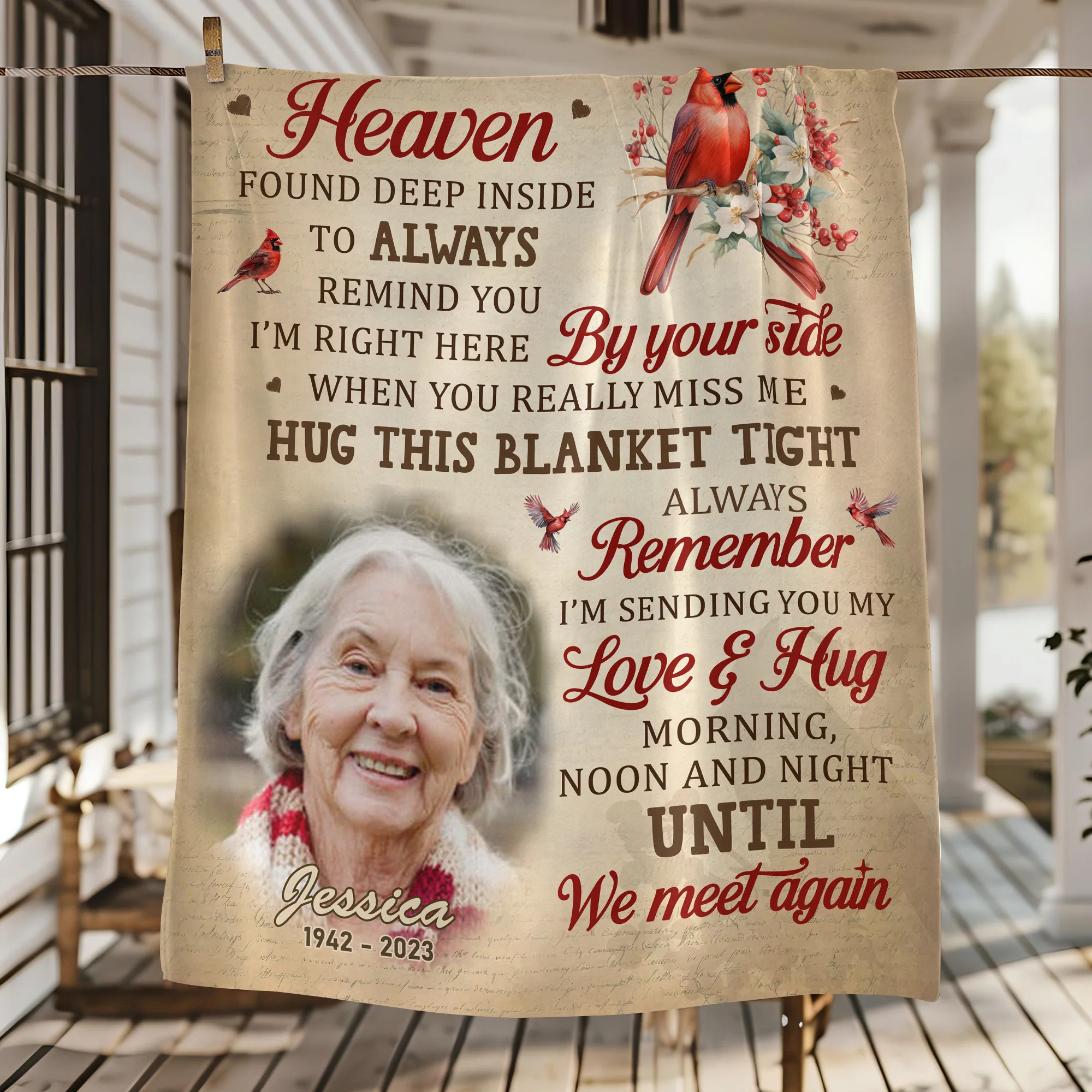 Custom Photo The Spirit Lives On Forever Blanket LM32 893989 - Image 4