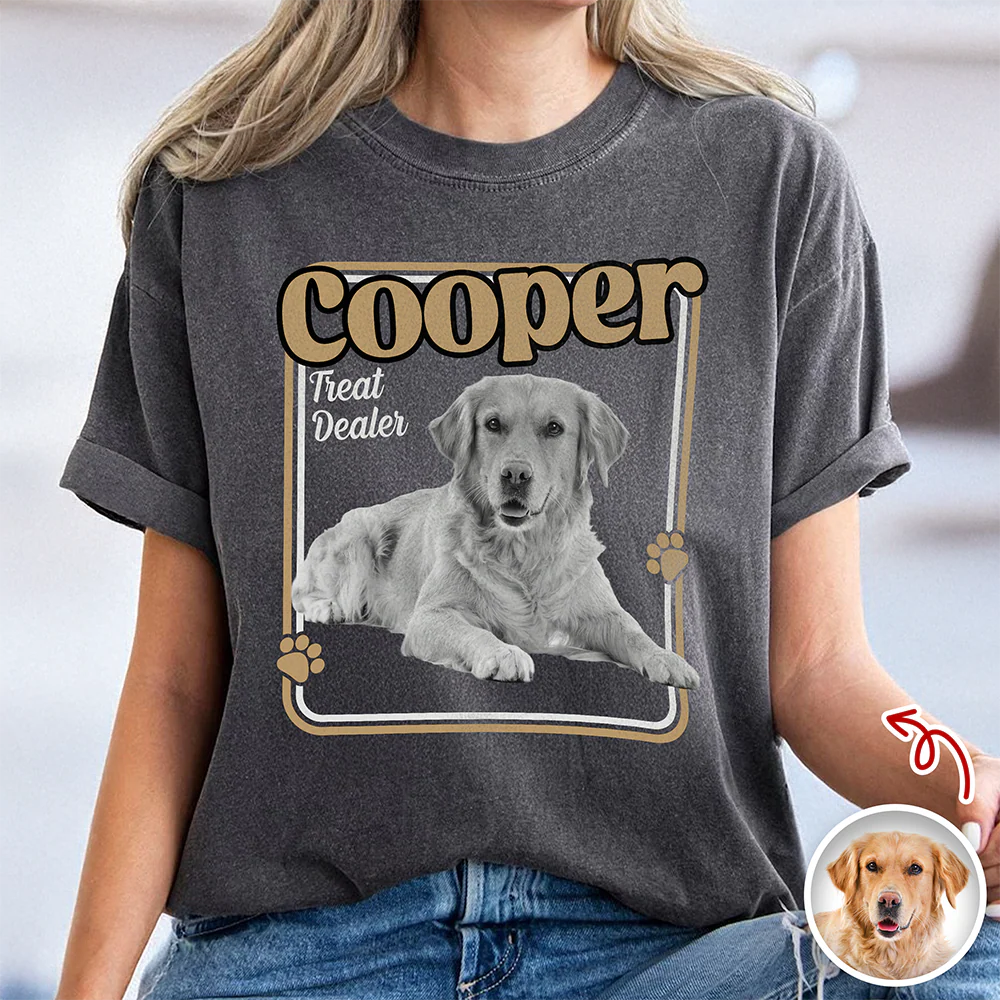Custom Photo Treat Dealer Dog Comfort Shirt Gift For Dog Lovers CH07 911404 - Image 6